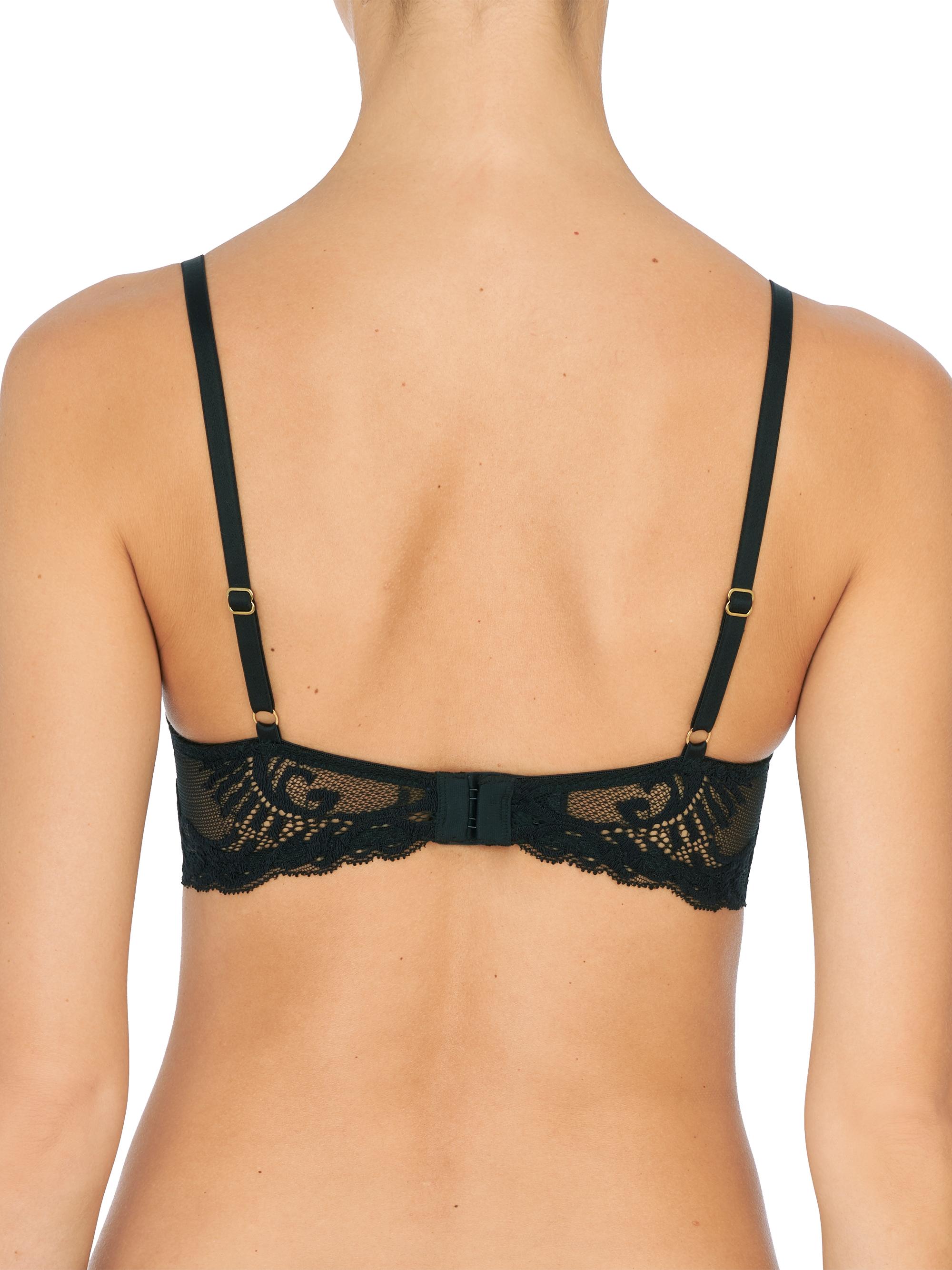 Natori Women's Feathers Plunge T-Shirt Bra - Black | Thumbnail 2