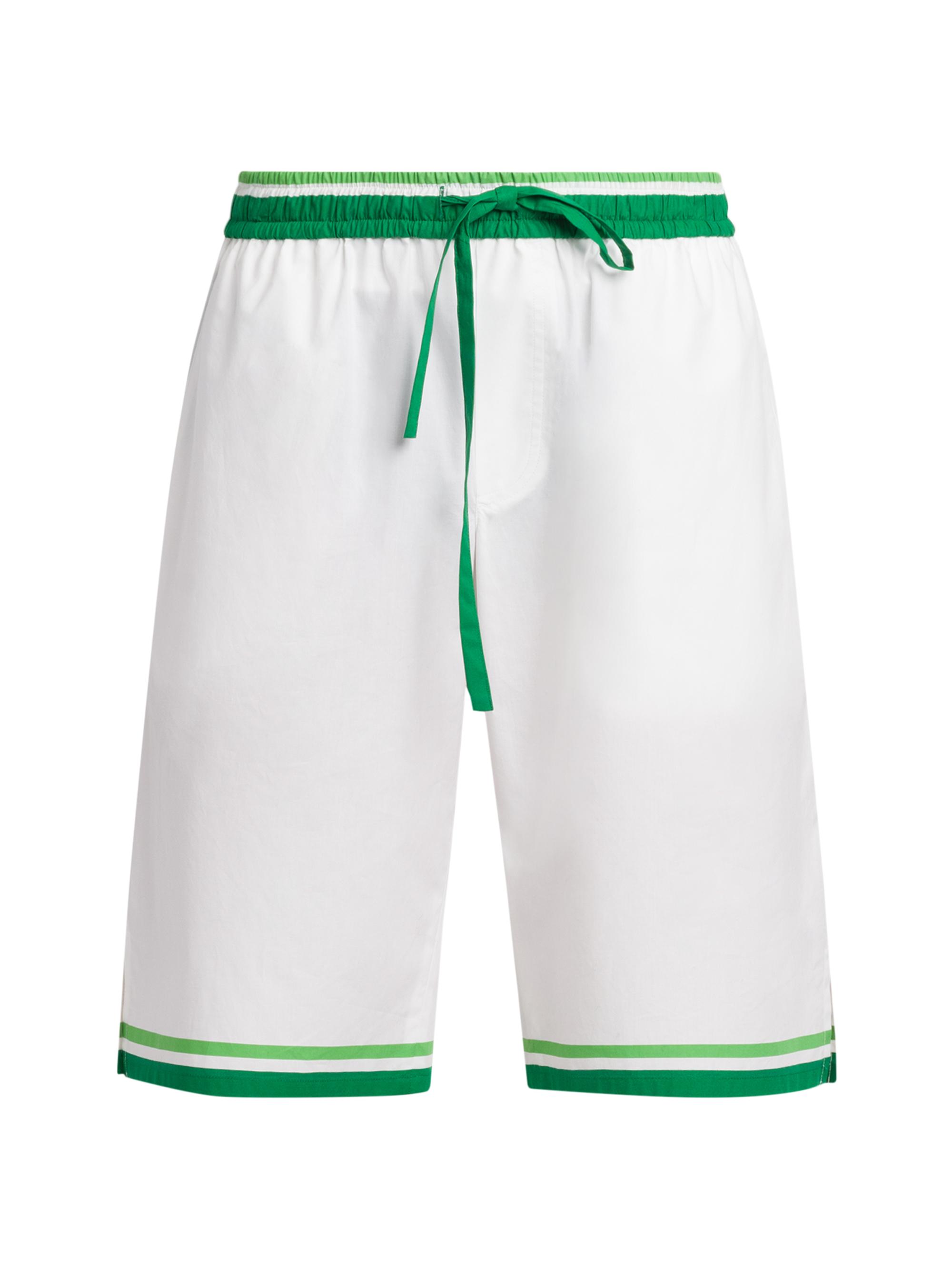 Dolce & Gabbana Men's Majolica Cotton Shorts - Maiolica Verde