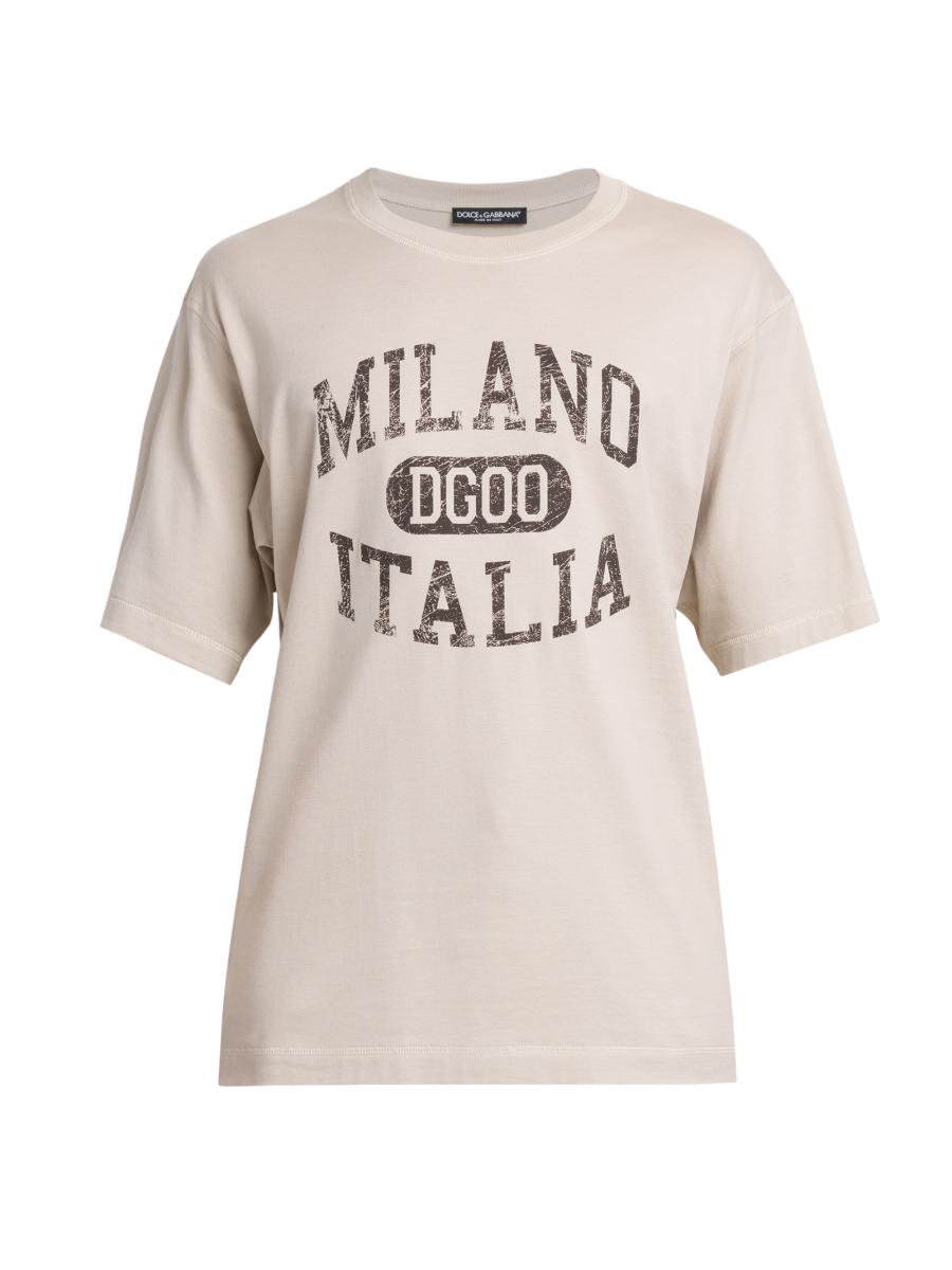 Dolce&Gabbana Logo Cotton T-Shirt Saks Fifth Avenue