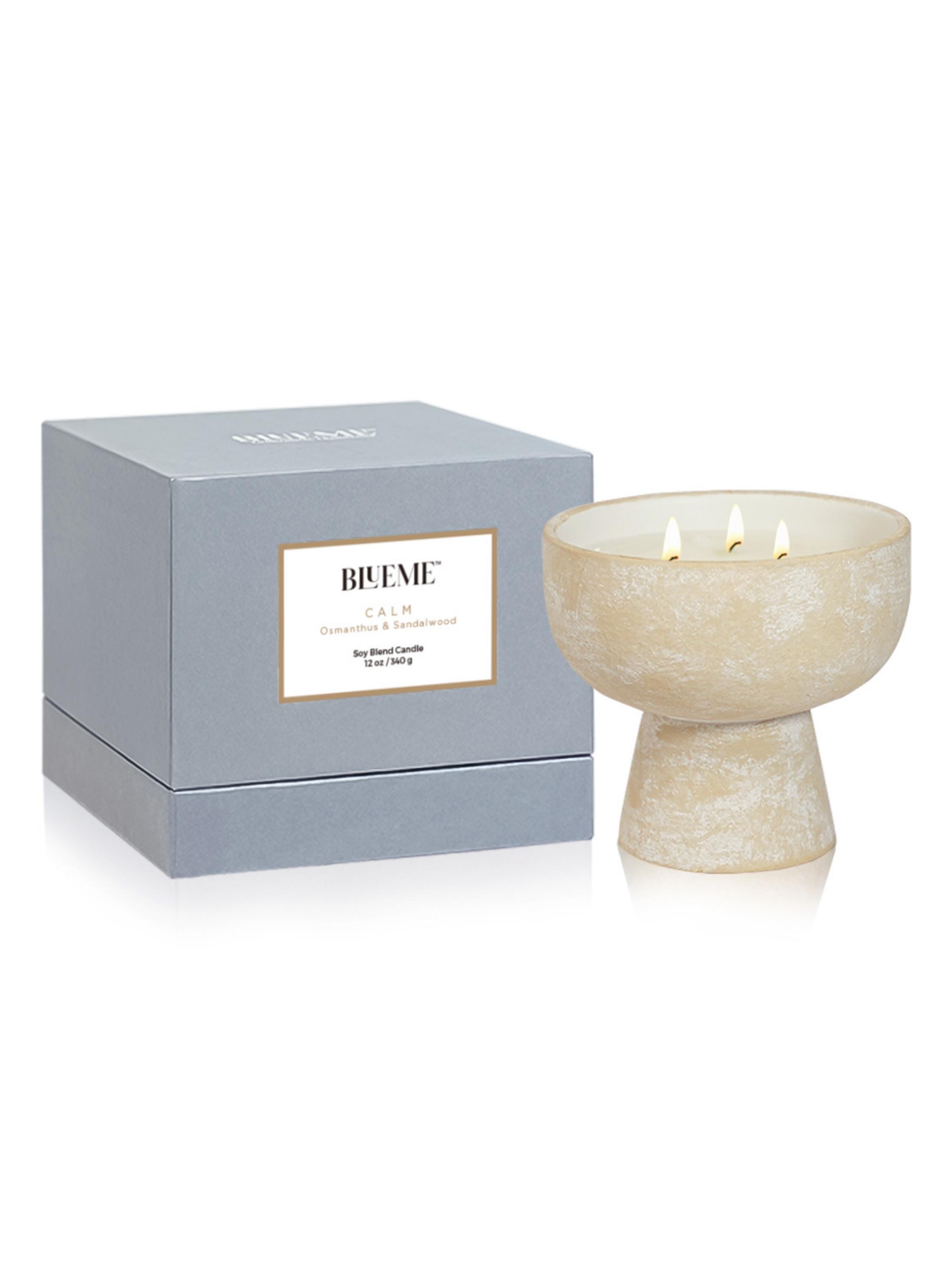 Blueme Calm Osmanthus & Sandalwood  Ceramic Candle