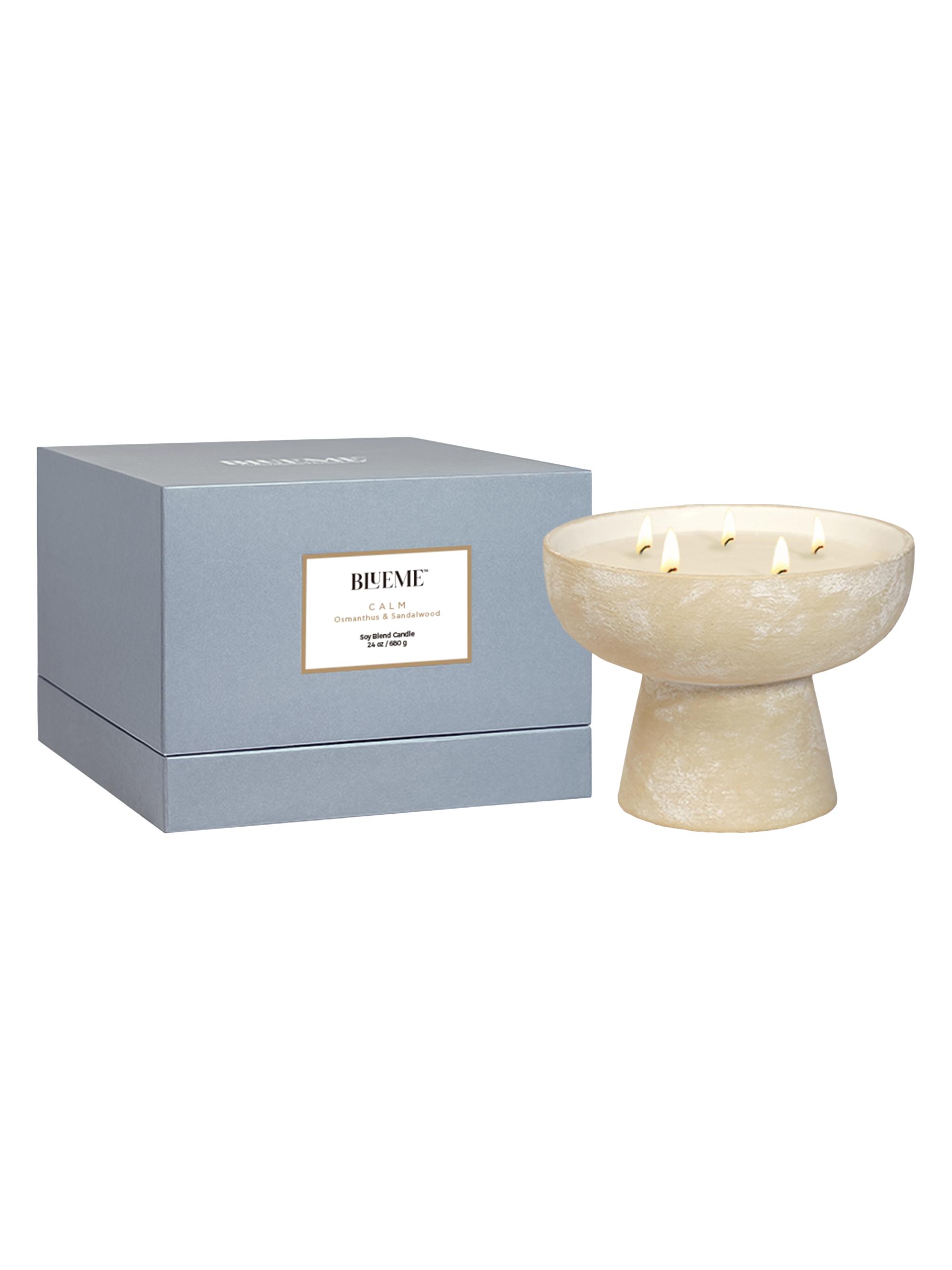 Blueme Calm Osmanthus & Sandalwood Ceramic Candle Large