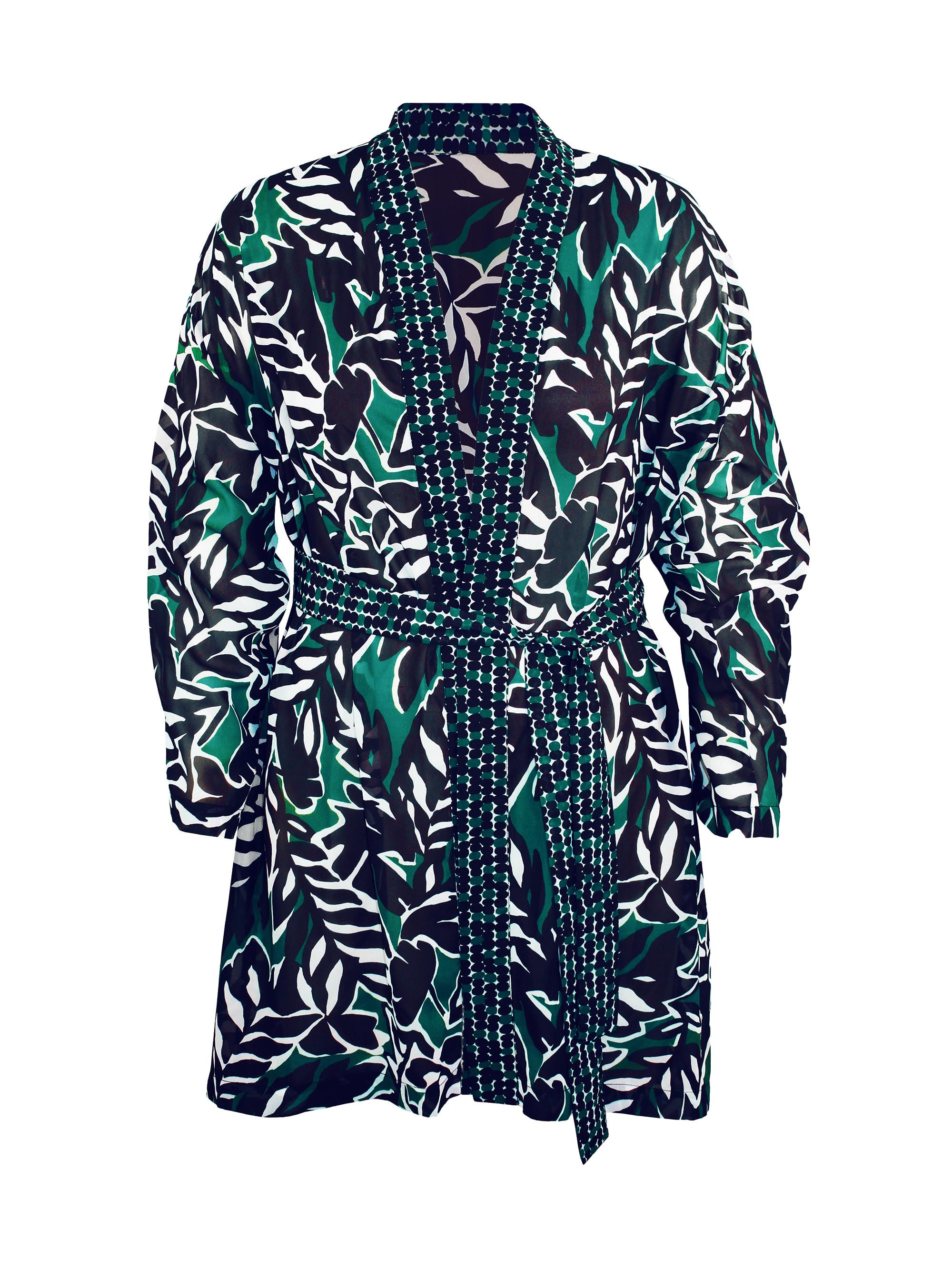 Miraclesuit Swim Women's Palma Verde Robe - Black Multi