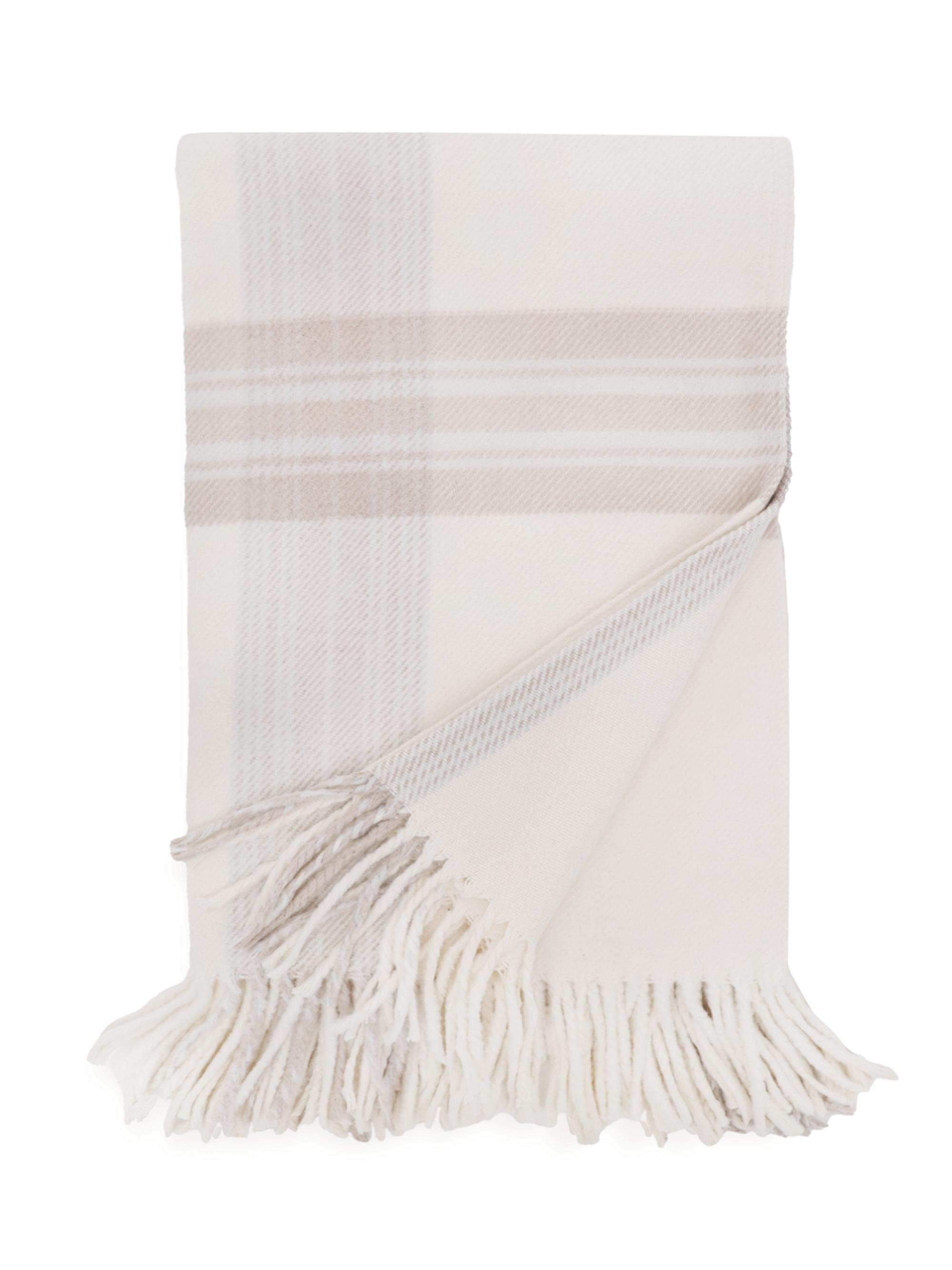 Pom Pom at Home Geneva Throw Blanket -  Taupe