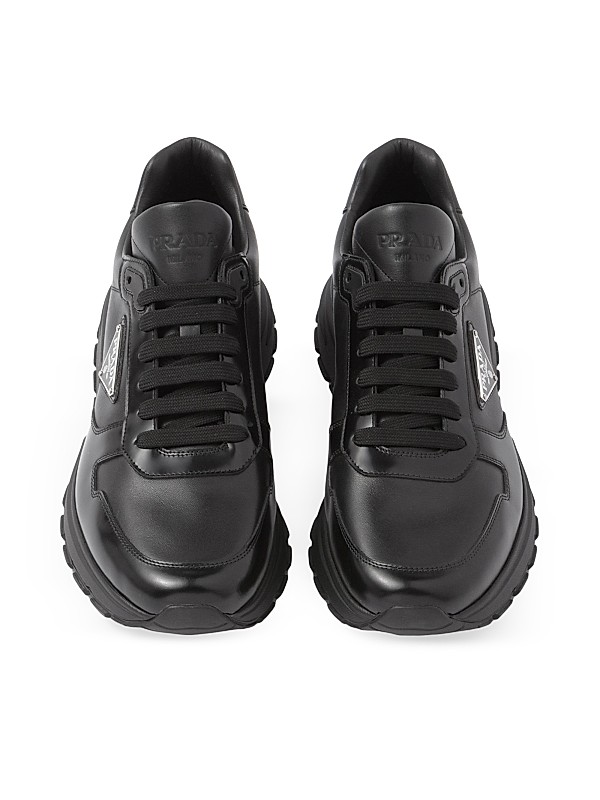 Shop Prada Leather Sneakers | Saks Fifth Avenue Shop Prada Leather Sneakers | Saks Fifth Avenue