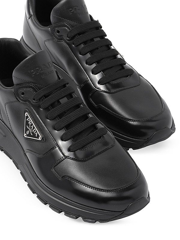 Shop Prada Leather Sneakers | Saks Fifth Avenue Shop Prada Leather Sneakers | Saks Fifth Avenue
