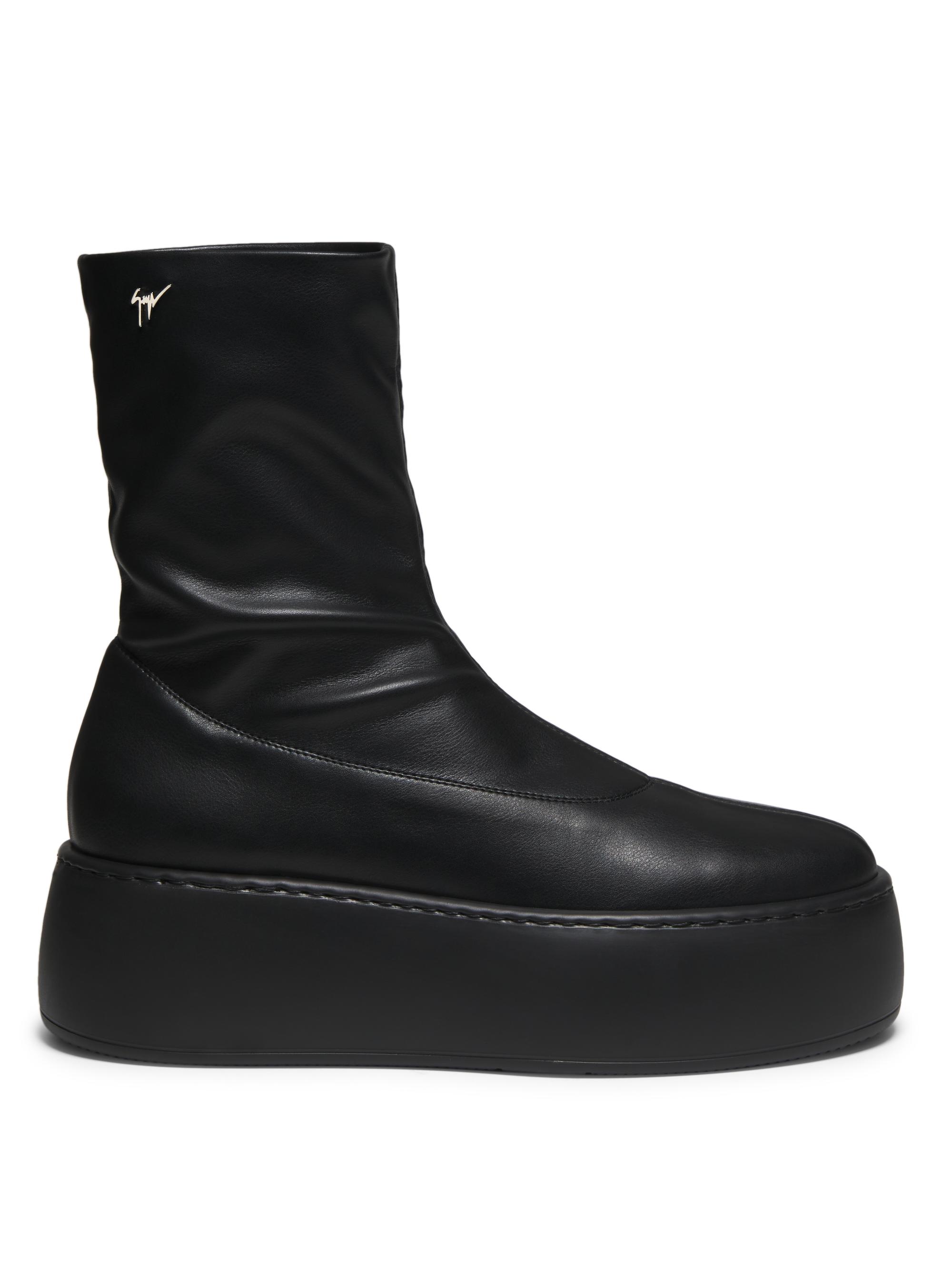 Giuseppe Zanotti 35MM Stretch-Leather Platform Booties | Saks