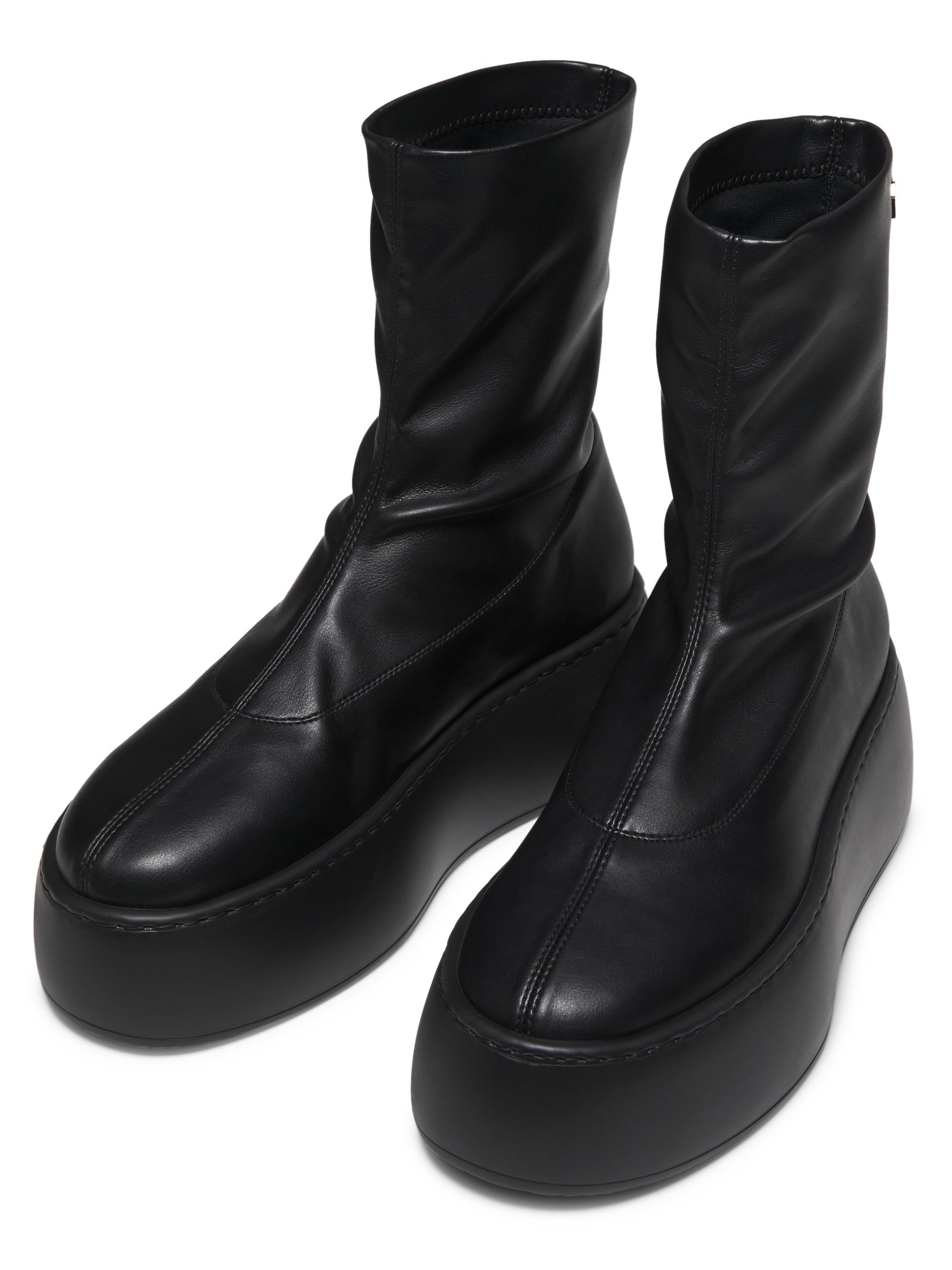 Giuseppe Zanotti 35MM Stretch-Leather Platform Booties | Saks