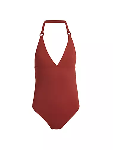 Triangle Ring One-Piece Swimsuit