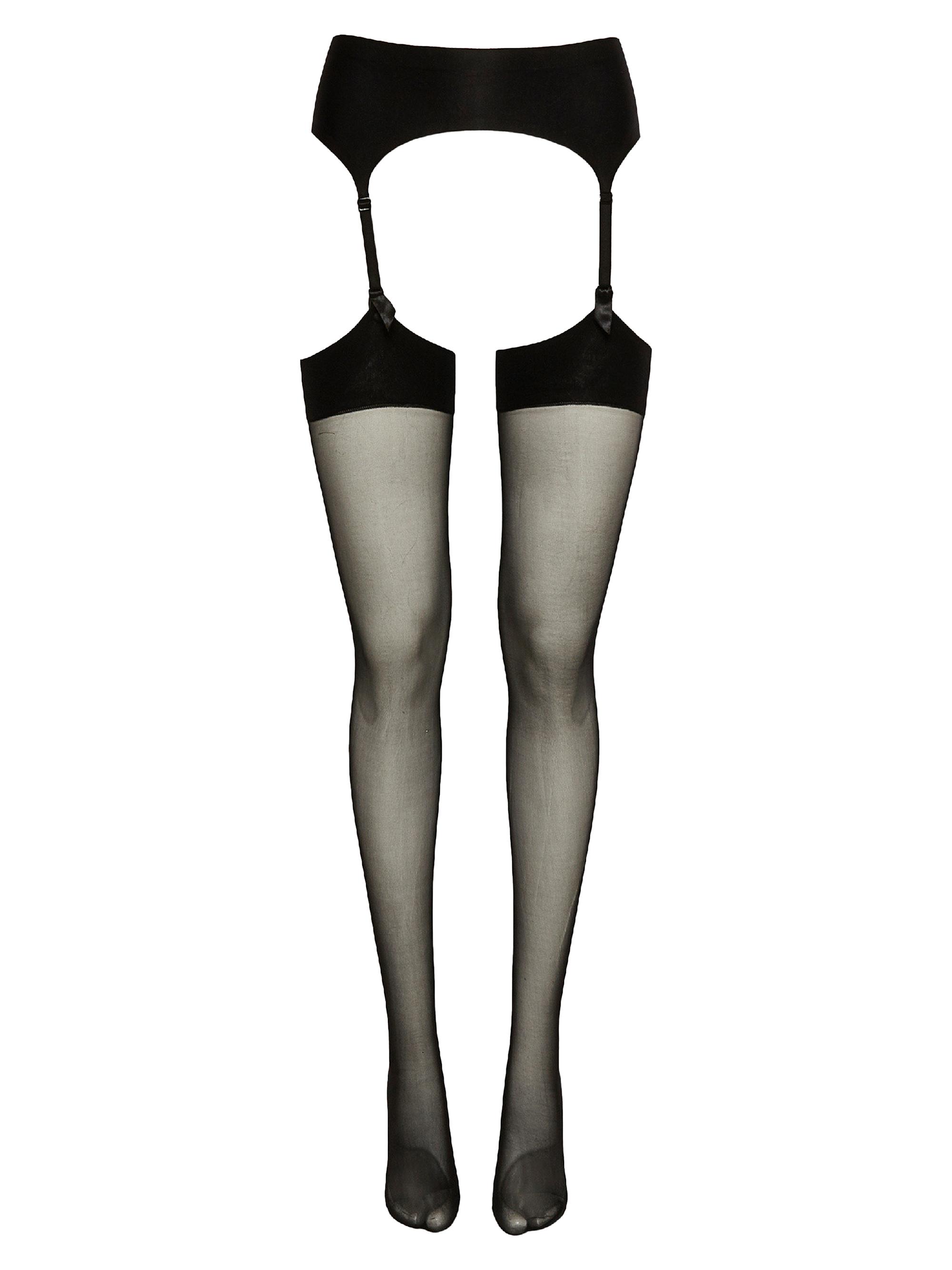 Wolford Women's Nos Satin Stocking Belt - Black