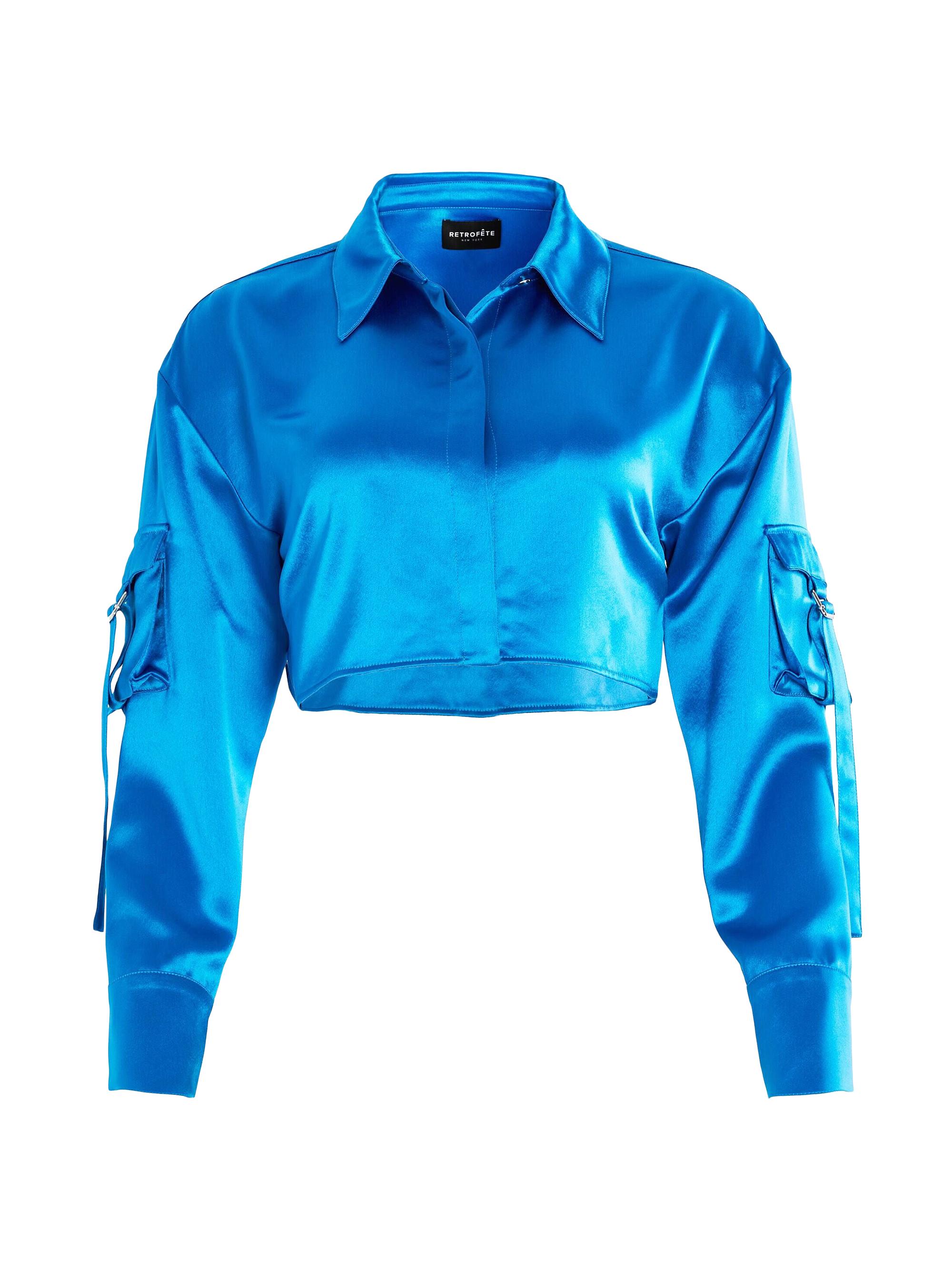 Retrofête Women's Gaia Shirt - Tropical Blue