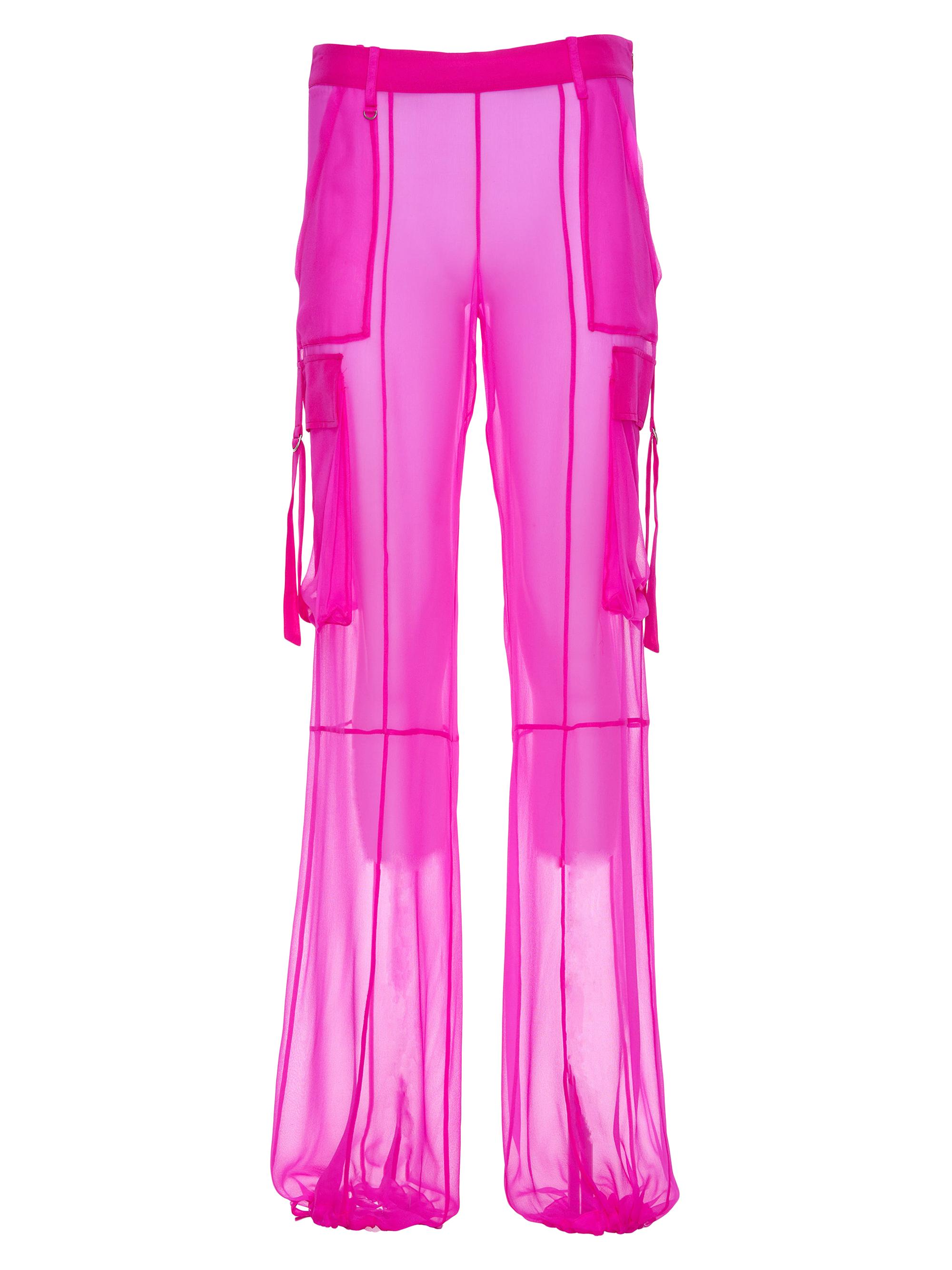 Retrofête Women's Viviane Cargo Pants - Neon Pink
