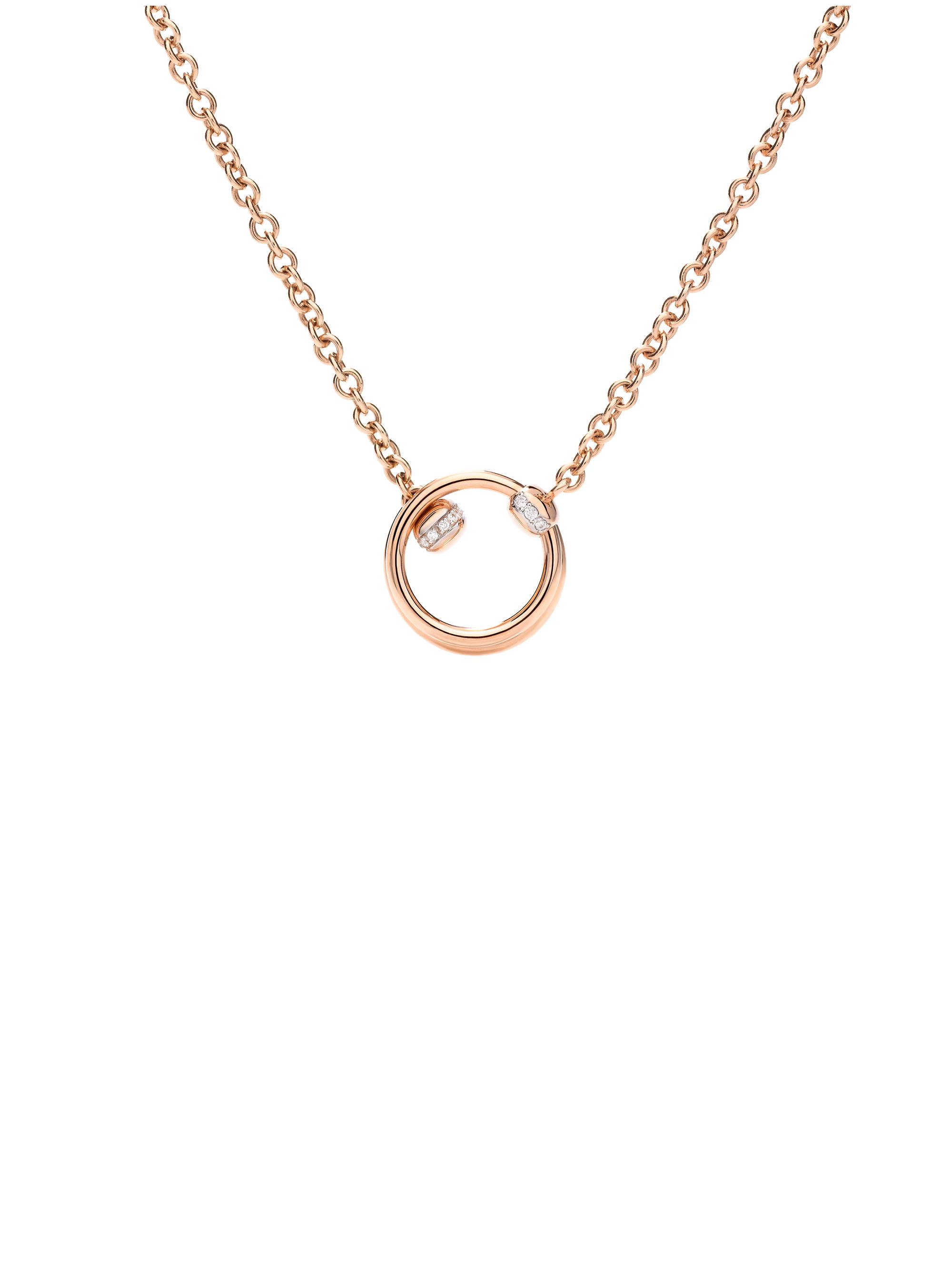 Pomellato Women's Together 18K Rose Gold & 0.1 TCW Diamond Pendant Necklace - Rose Gold