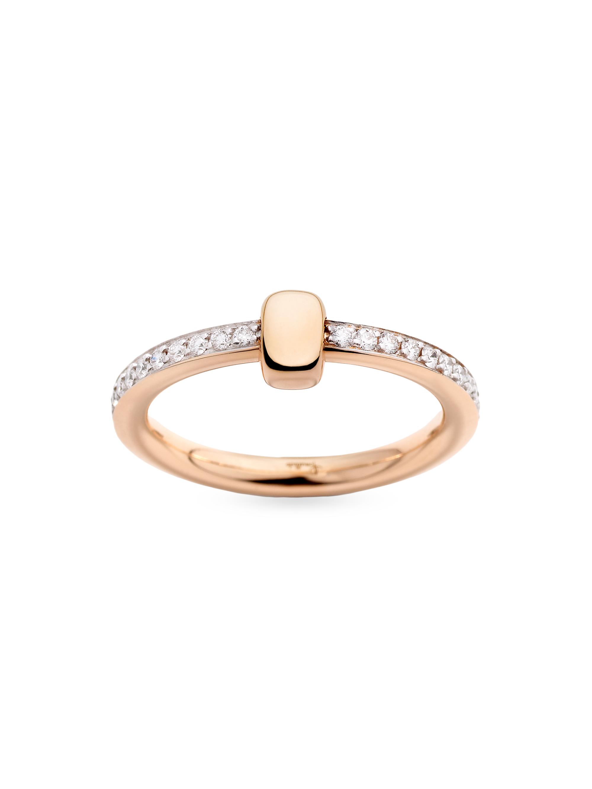 Pomellato Women's Together 18K Rose Gold & 0.5 TCW Diamond Ring - Rose Gold