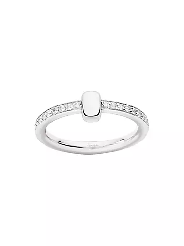 Together 18K White Gold & 0.5 TCW Diamond Ring