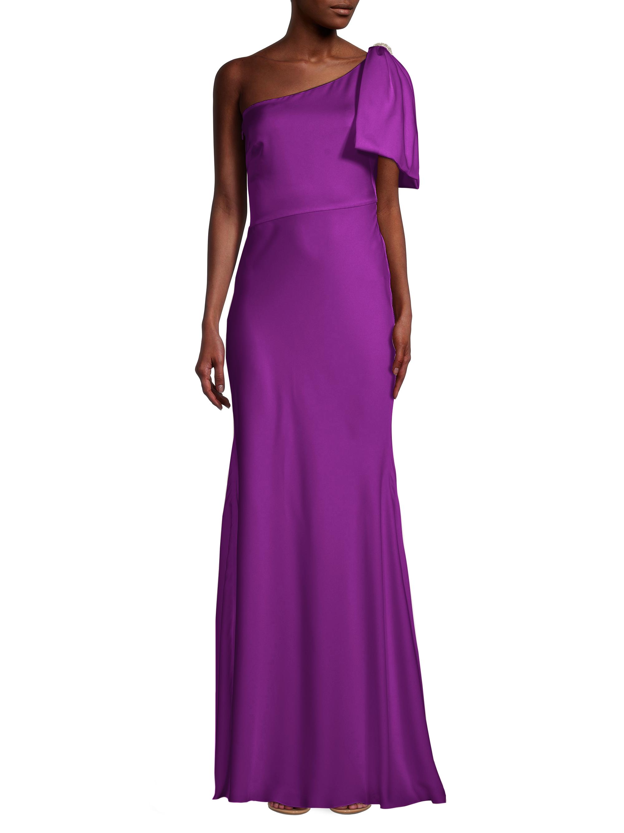 SACHIN BABI Aubrey Satin One-Shoulder Gown | Saks Fifth Avenue