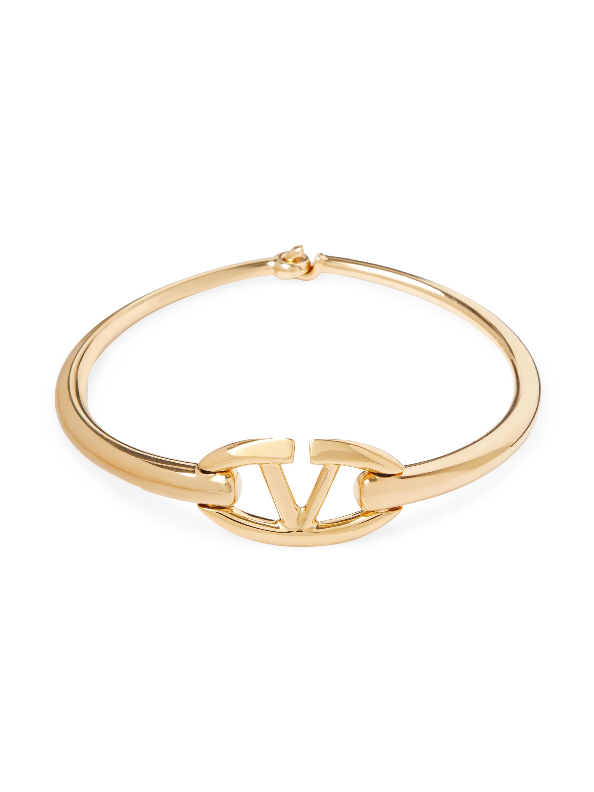 Valentino Garavani Women's Metal Choker V-Logo - The Bold Edition - Gold