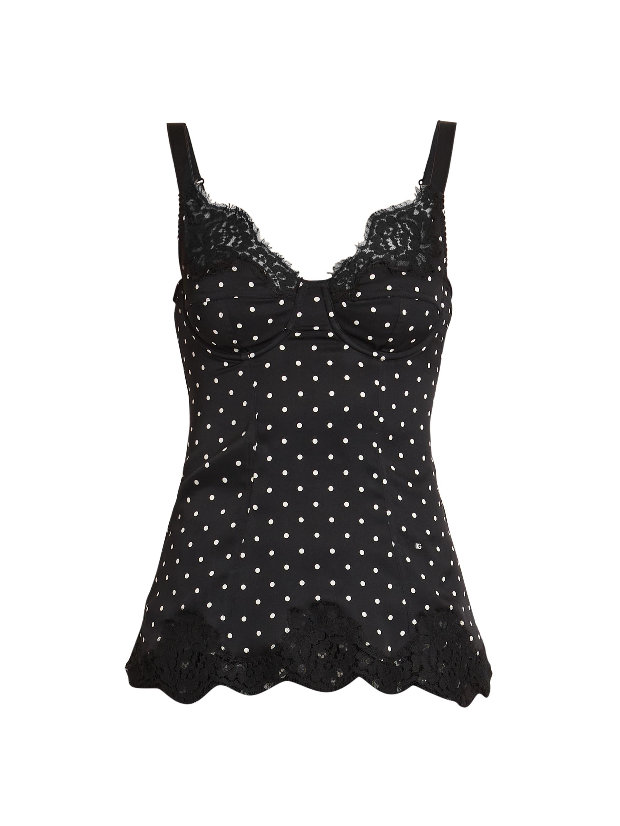 Dolce&Gabbana Polka Dot Silk-Blend Shorts | Saks Fifth Avenue