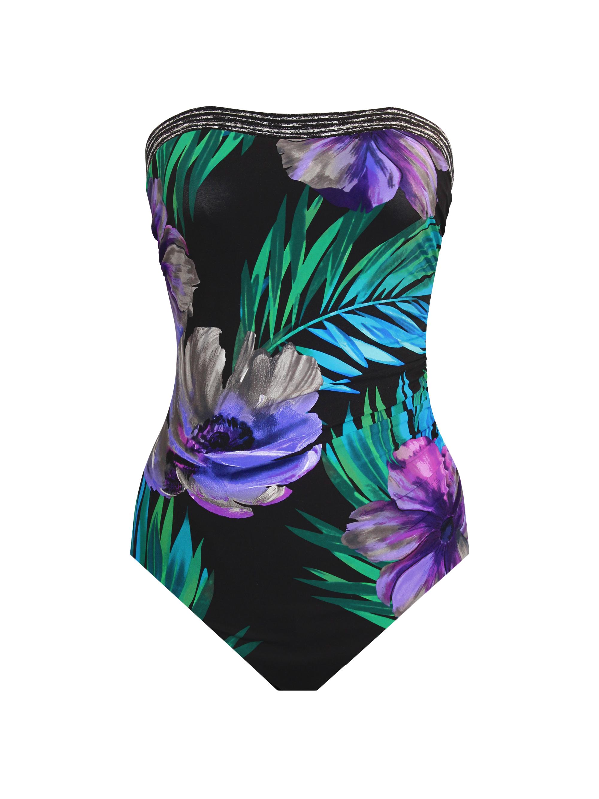 Miraclesuit Swim Women's Flora Aura Avanti One-Piece Swimsuit - Black Multi