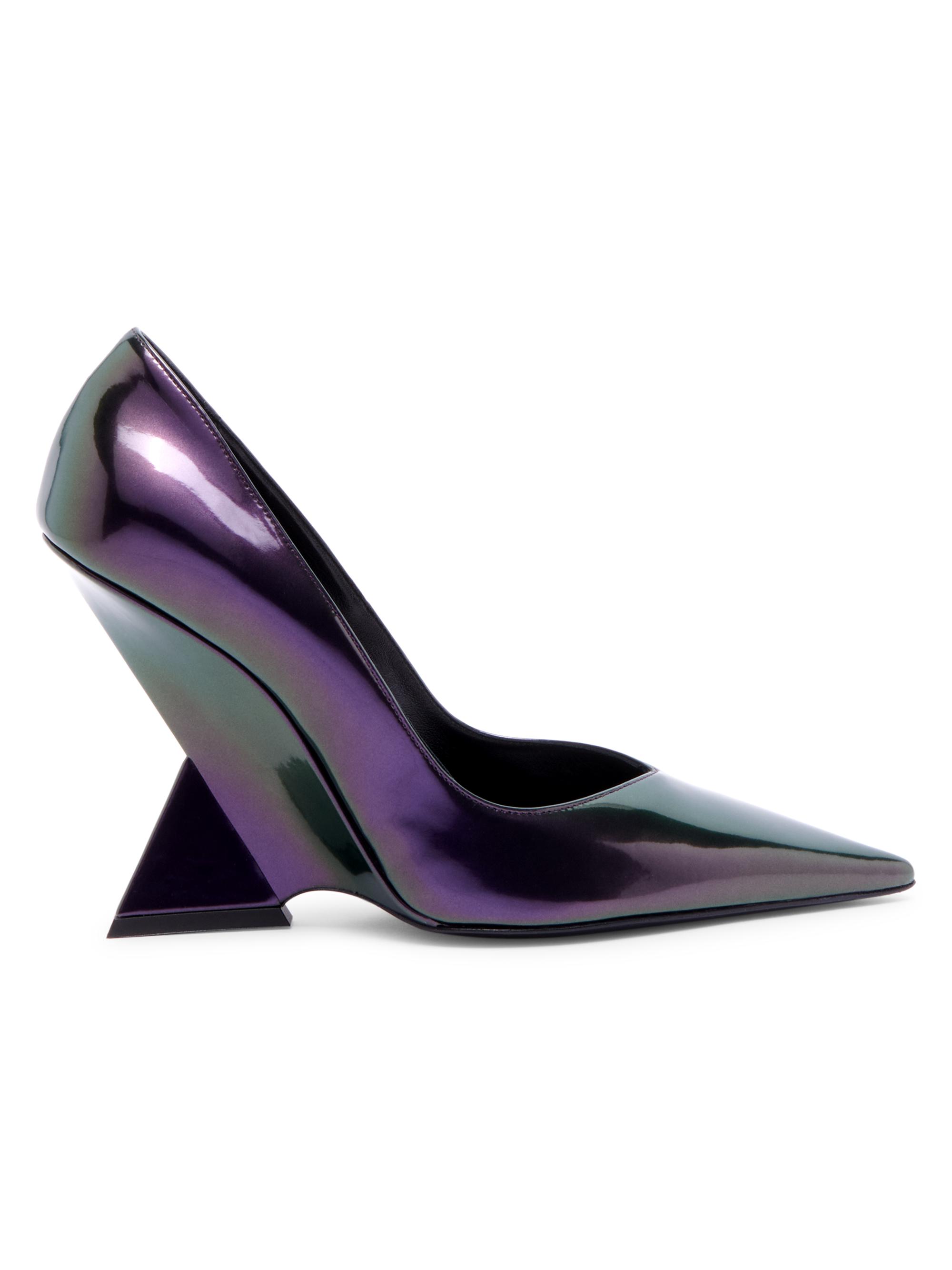 The Attico Women's Cheope 100MM Sculptural-Heel Pumps - Midnight