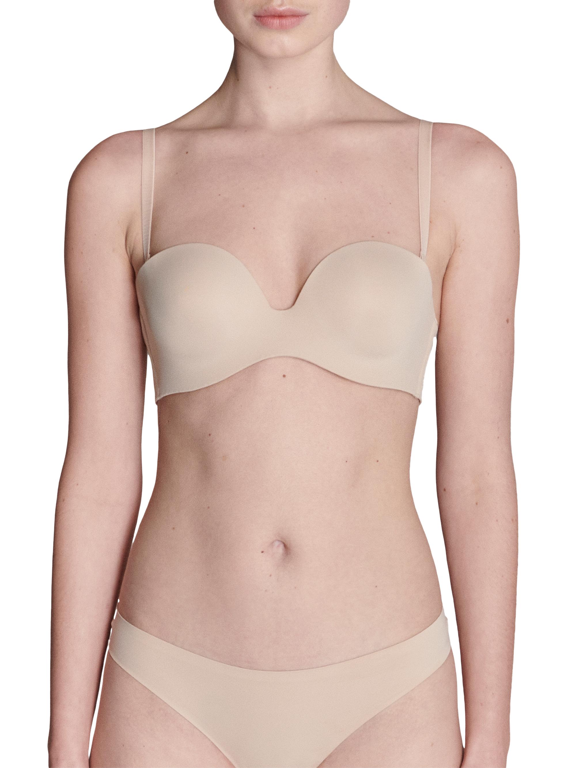 Simone Pérèle Women's Essential Plunge Microfiber Multi-Way Bra - Peau Rose