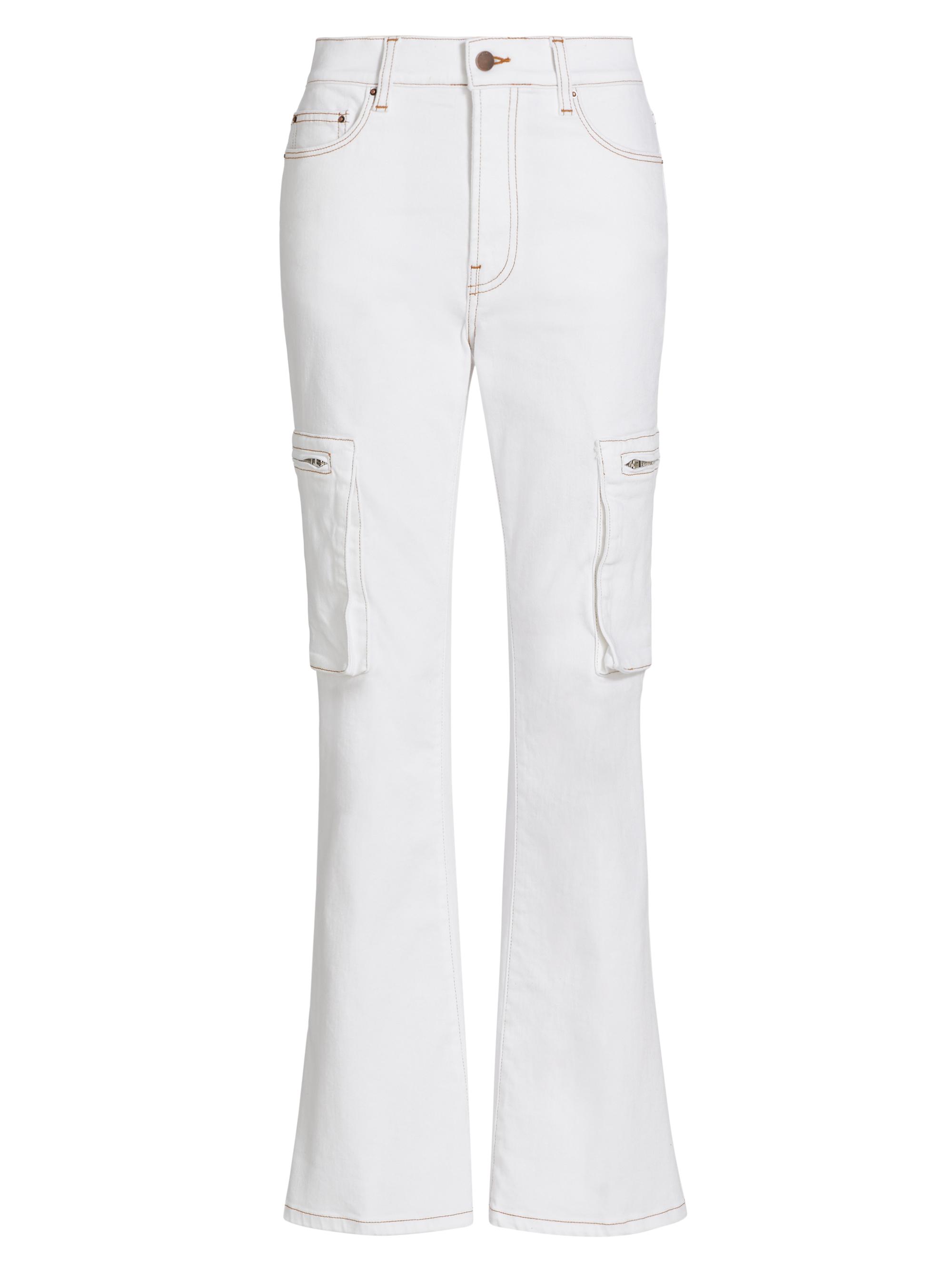 Amiri Women's Cargo Flare Pants - White