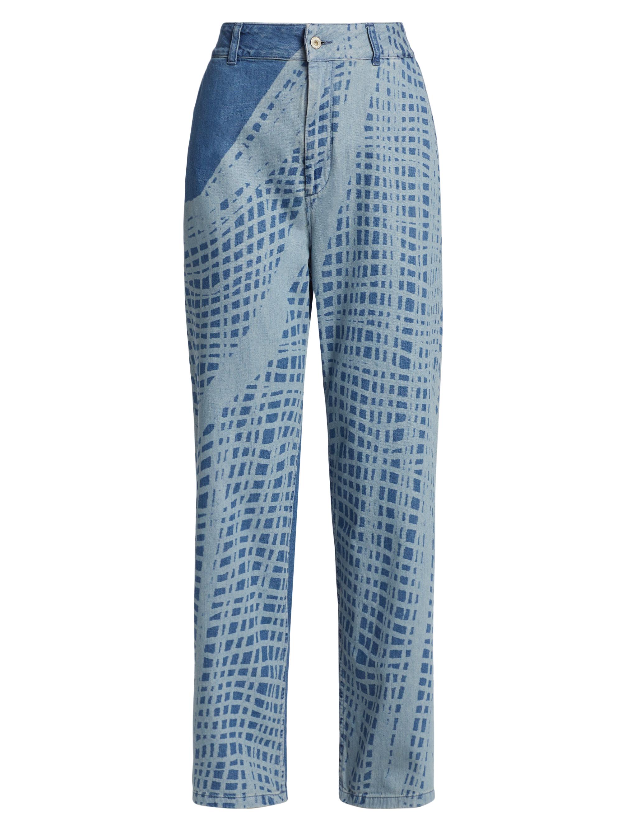 LOEWE LOEWE x Paula's Ibiza Geometric Baggy Jeans | Saks