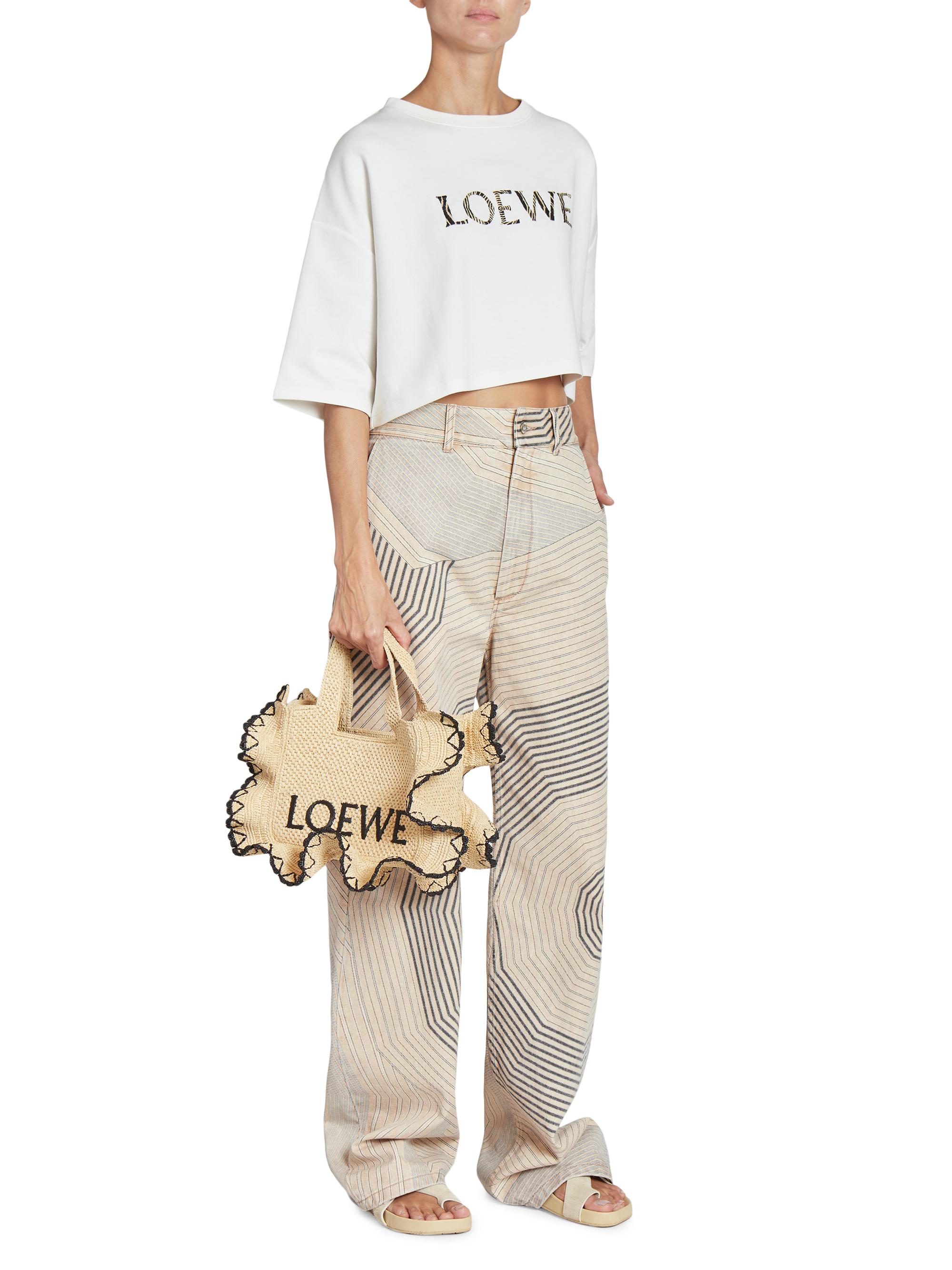 LOEWE LOEWE x Paula's Ibiza Baggy Swirled Jeans | Saks Fifth Avenue