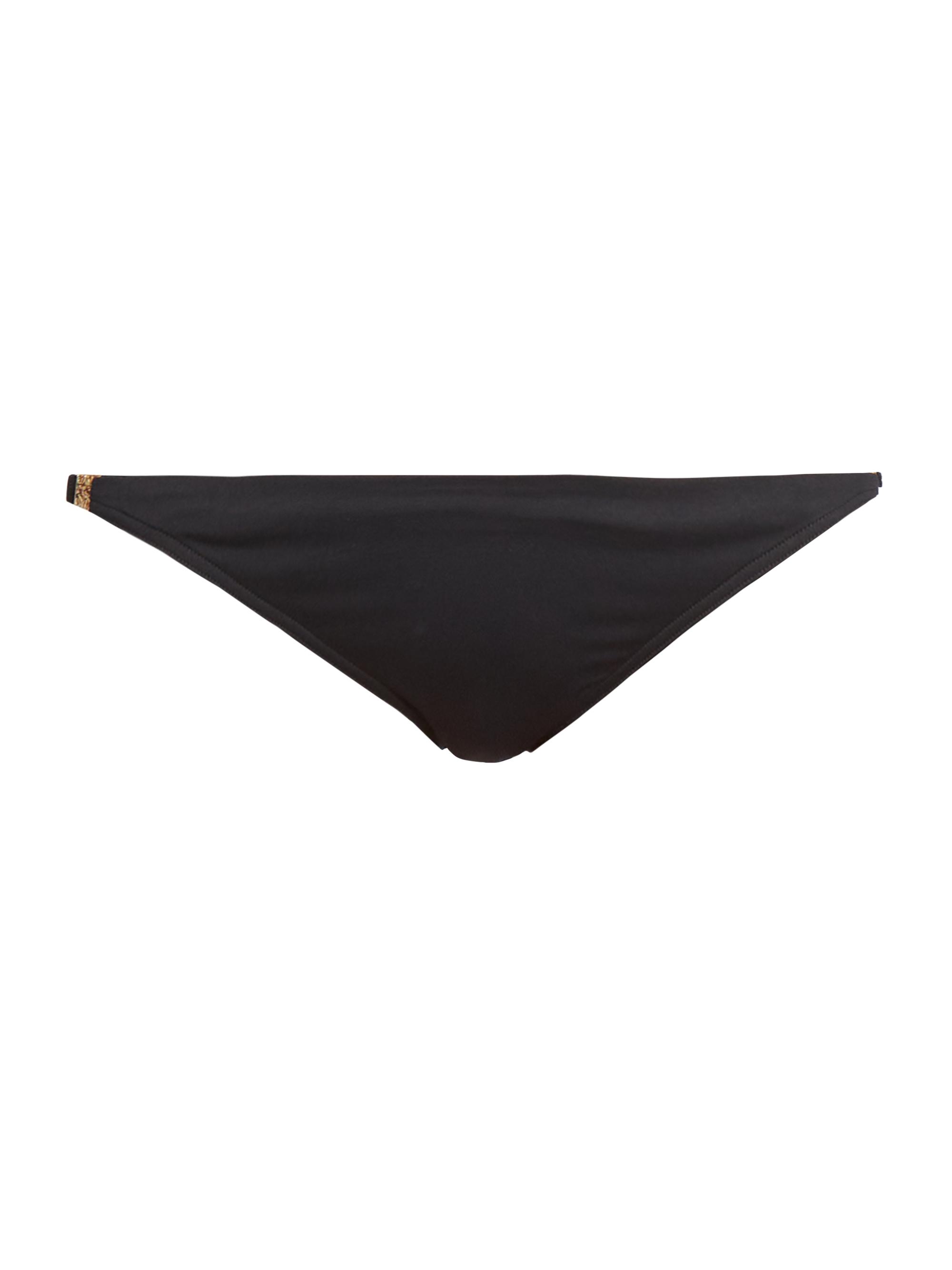 LOEWE Women's  x Paula's Ibiza Low-Rise Logo Bikini Bottom - Black