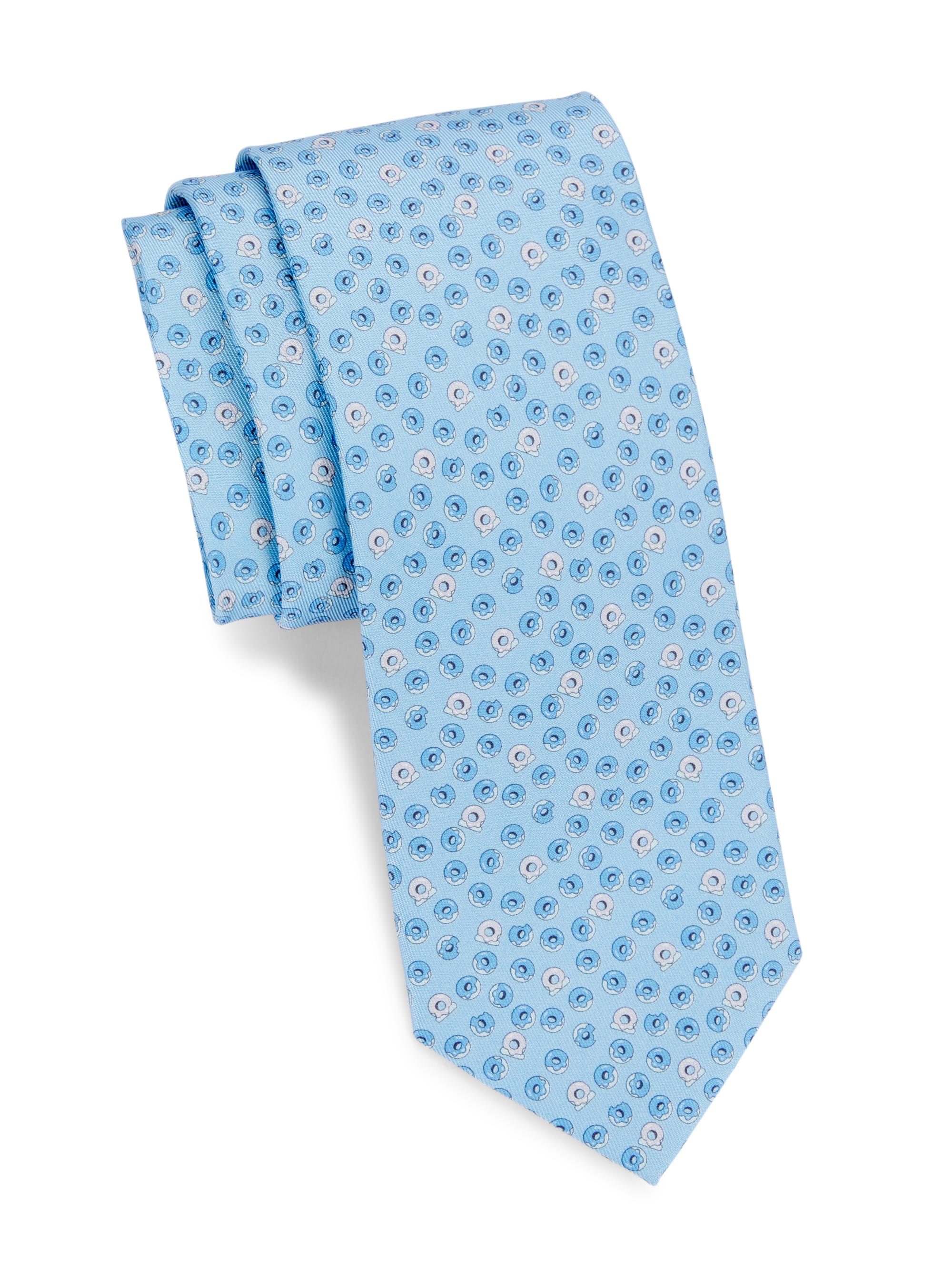 FERRAGAMO Vito Elephant Silk Tie | Saks Fifth Avenue