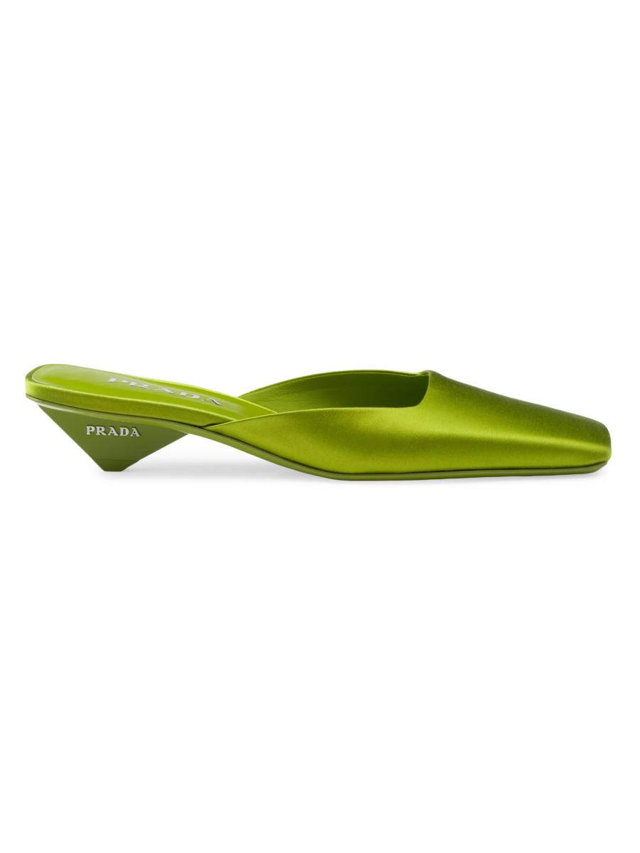 Prada Satin Mules | Saks Fifth Avenue