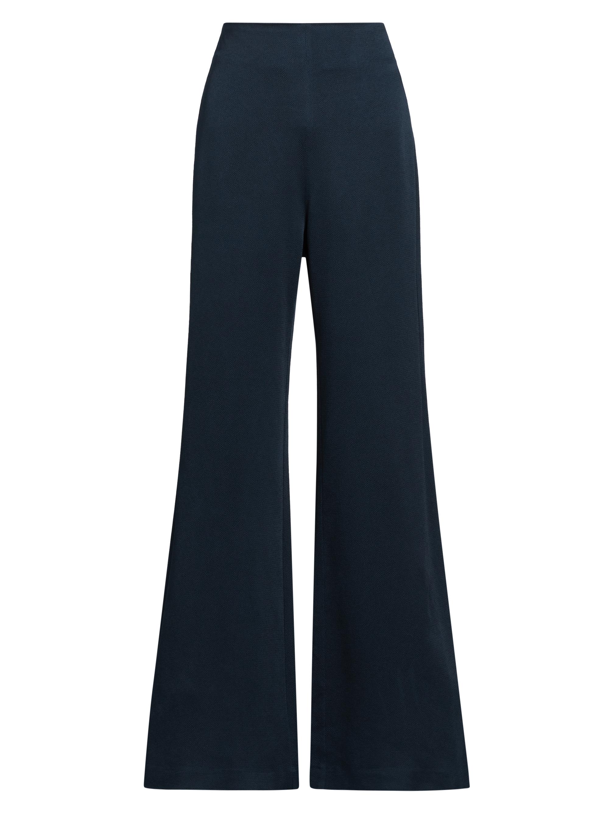 Silvia Tcherassi Women's Palermo Satin Flared Pants - Navy