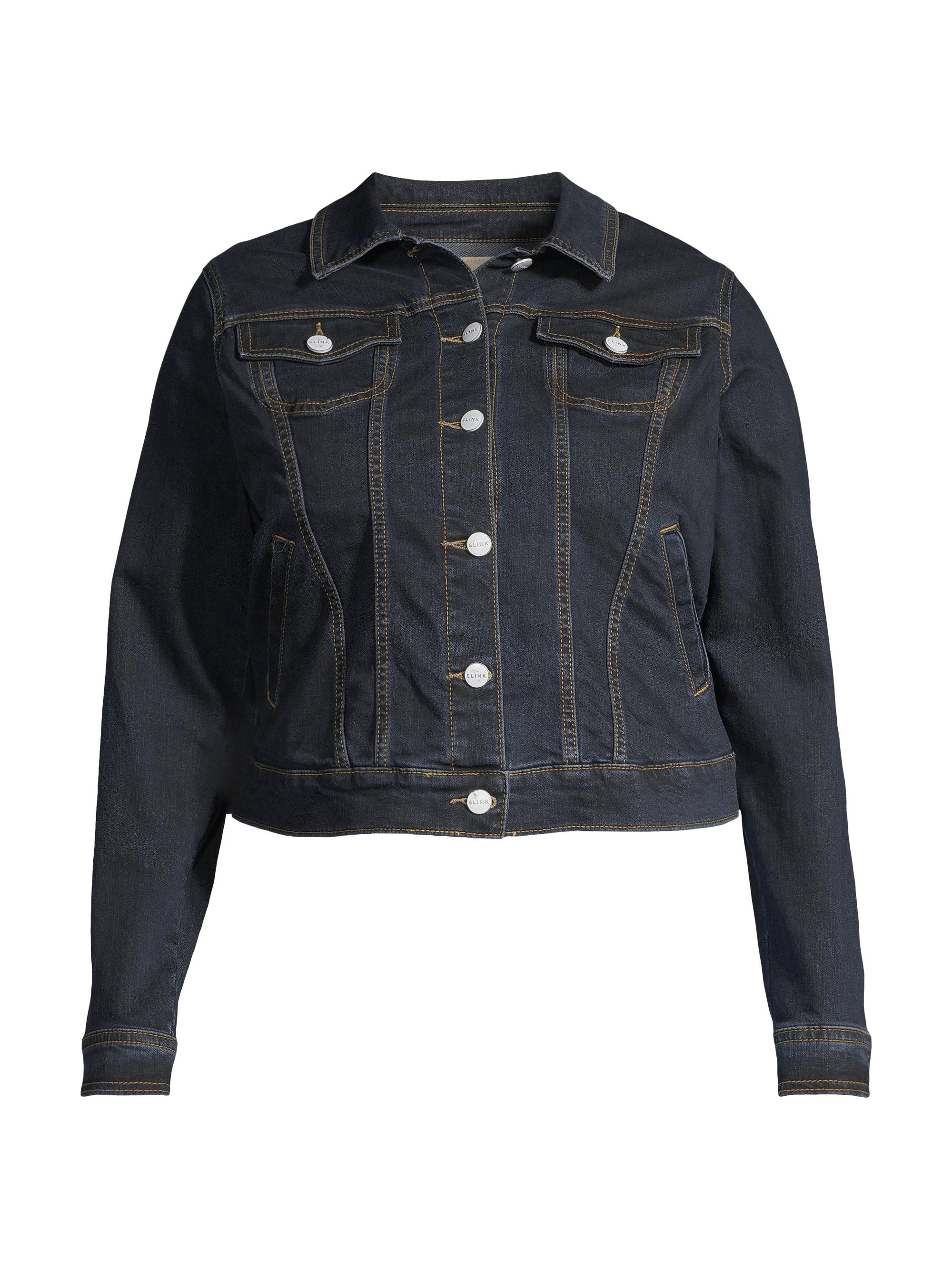 Slink Jeans Women's Denim Trucker Jacket - Steph