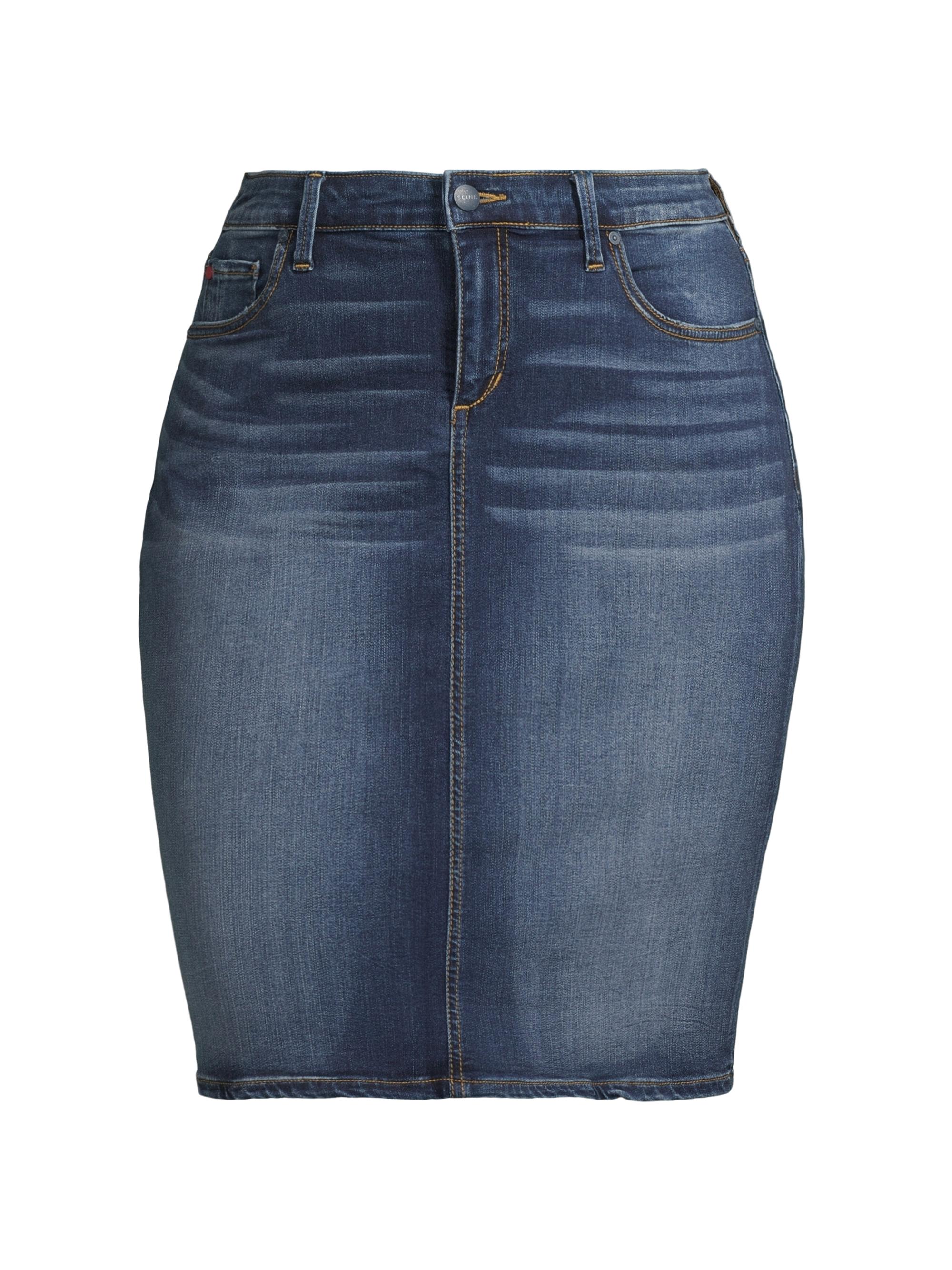 Slink Jeans Women's Stretch Denim Pencil Skirt - Eve