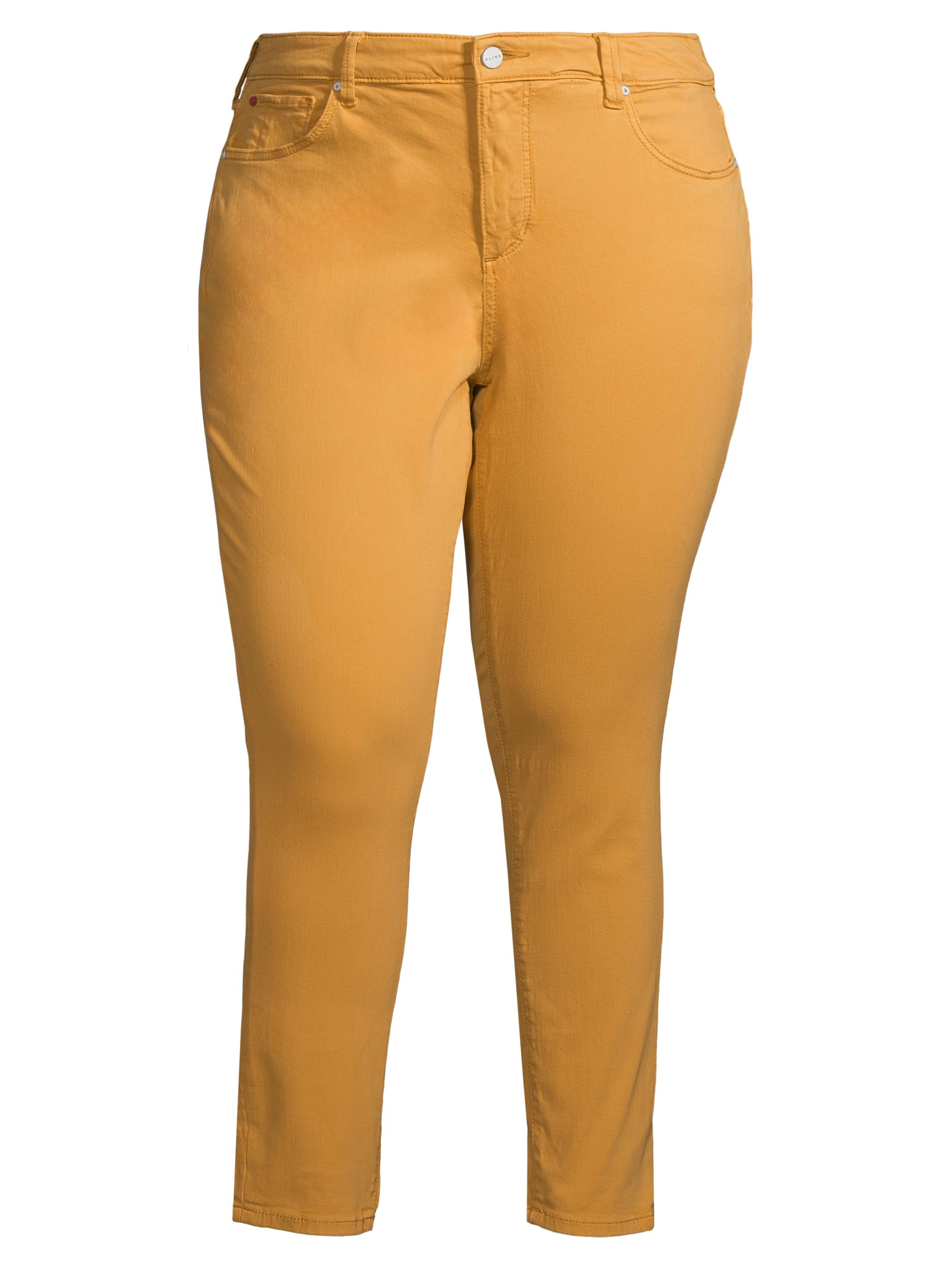 Slink Jeans Women's Mid-Rise Jeggings - Clementine