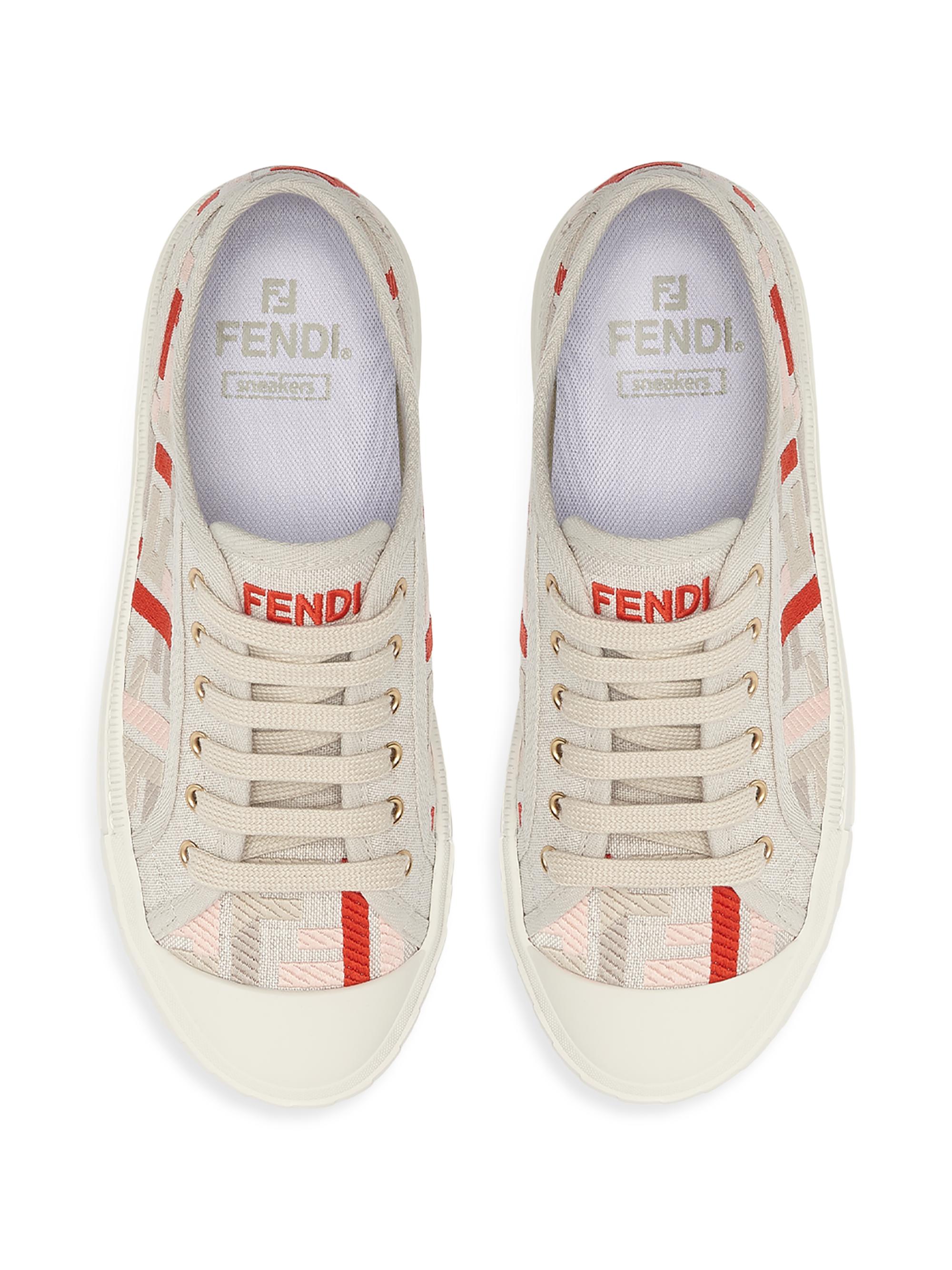 Fendi Domino Embroidered Low-Top Sneakers | Saks Fifth Avenue