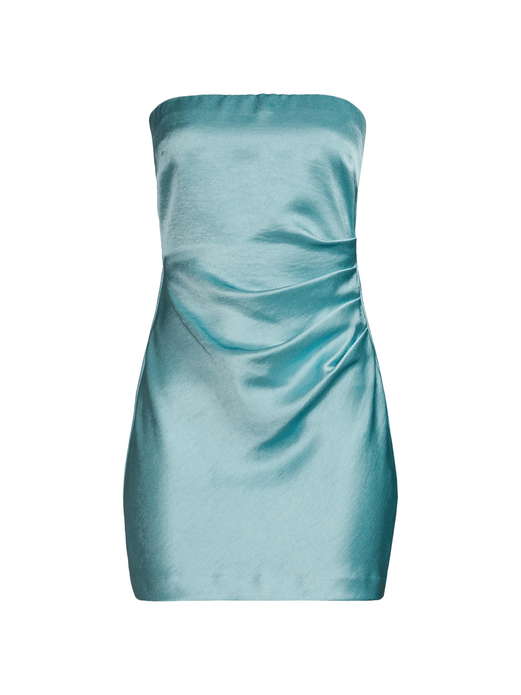 Bec & Bridge Women's Symone Satin Strapless Minidress - Sea Spray