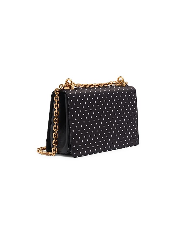 Shop Dolce&Gabbana DG Girl Polka Dot Leather Crossbody Bag Shop Dolce&Gabbana DG Girl Polka Dot Leather Crossbody Bag