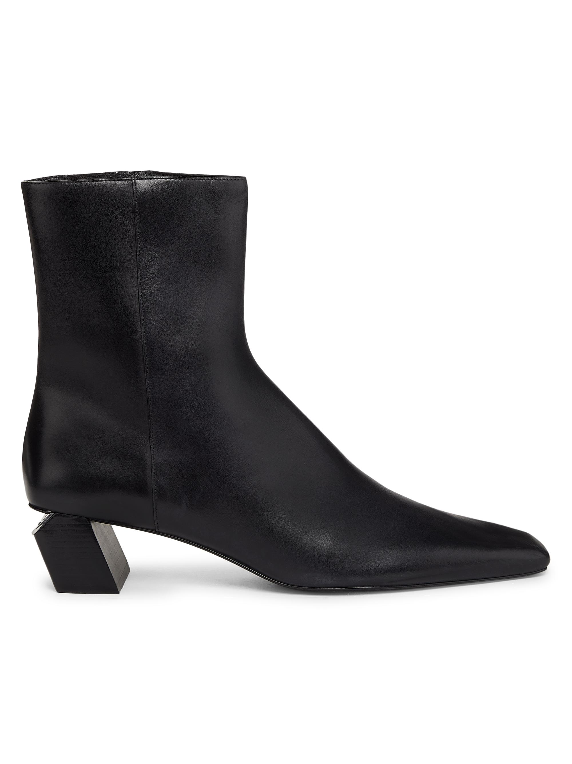 Alexander Wang Toni 45MM Leather Ankle Boots | Saks Fifth Avenue
