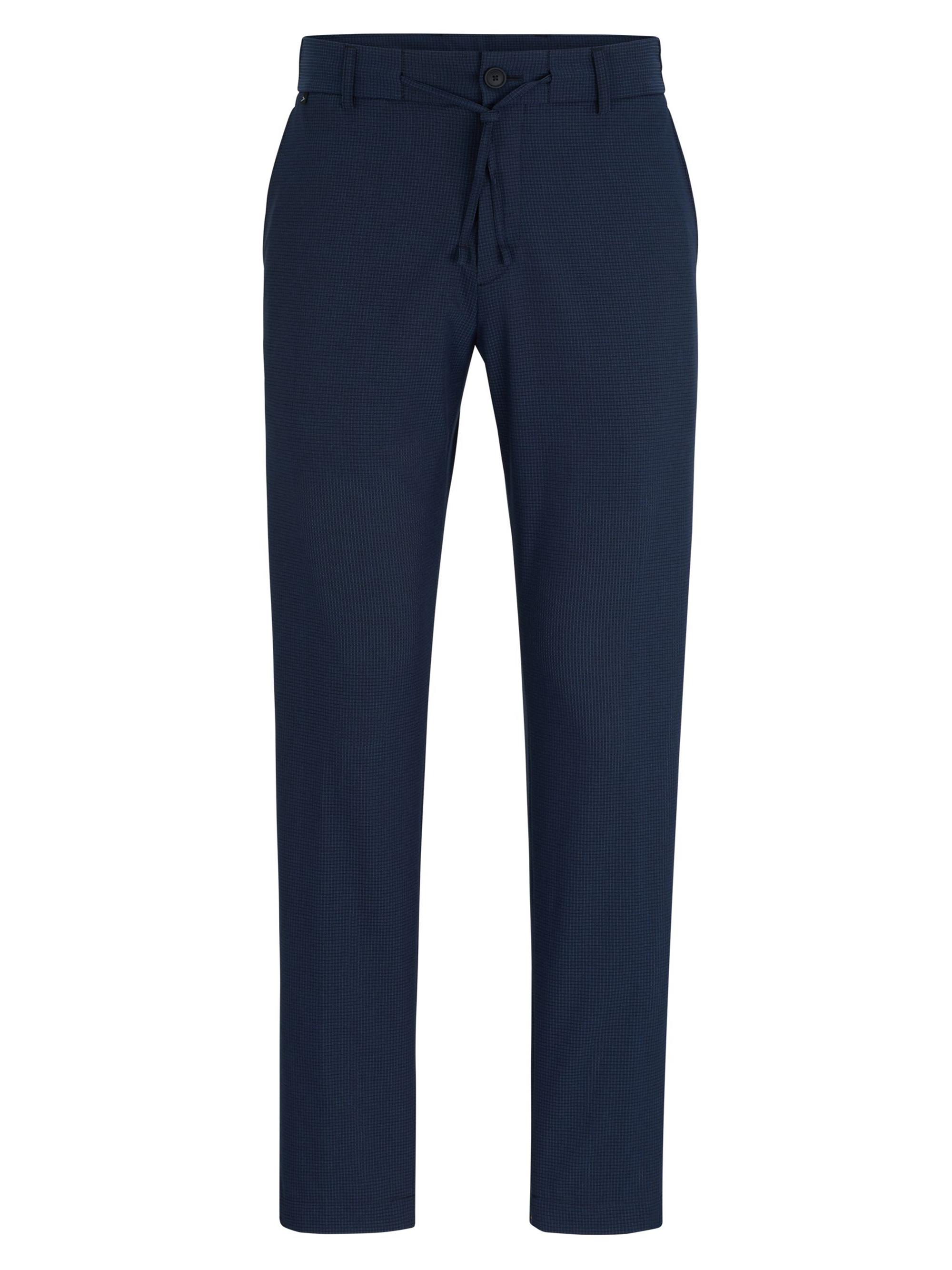 BOSS Men's Slim-Fit Trousers - Dark Blue