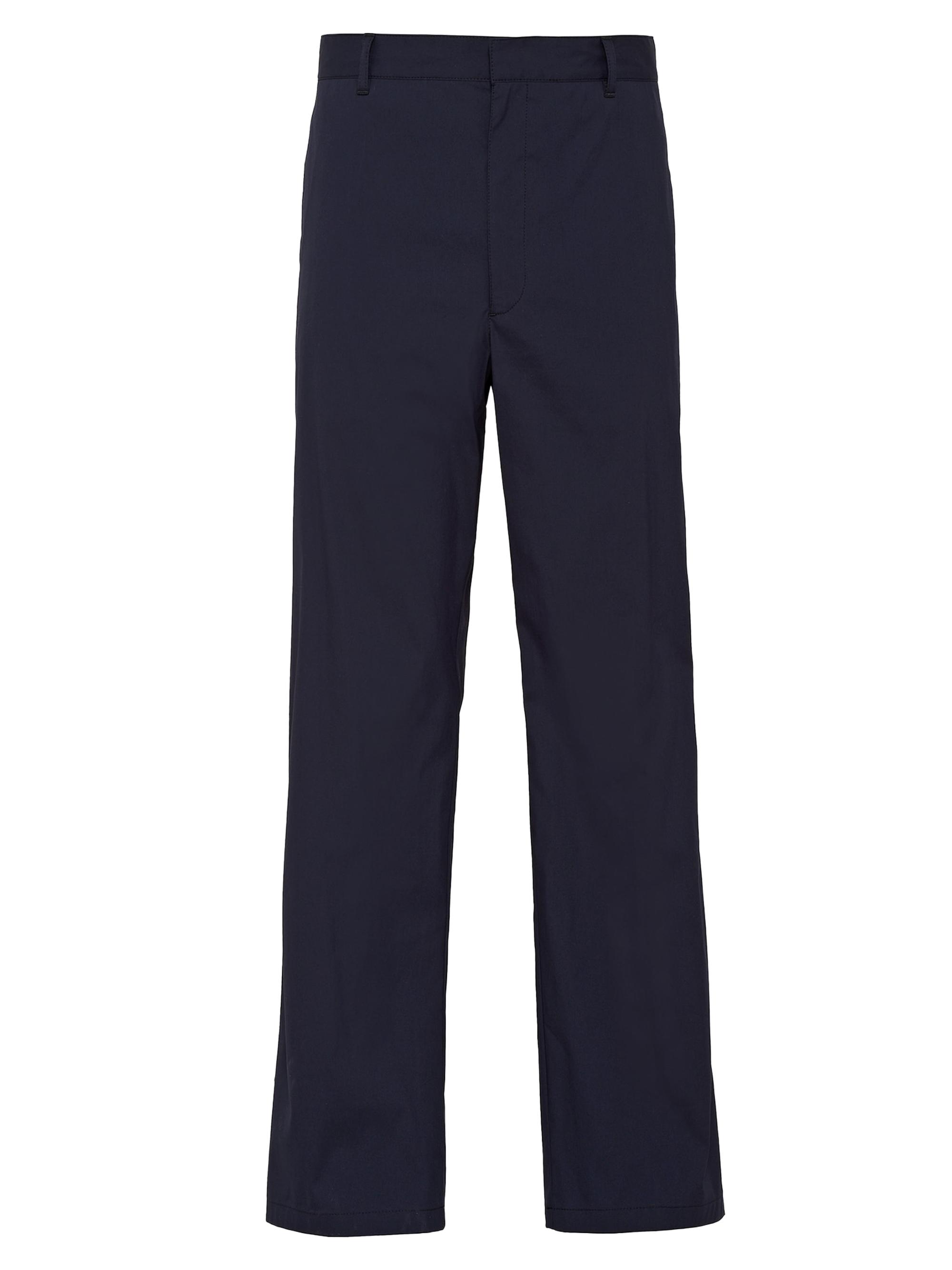 Prada Men's Stretch Poplin Pants - Blue