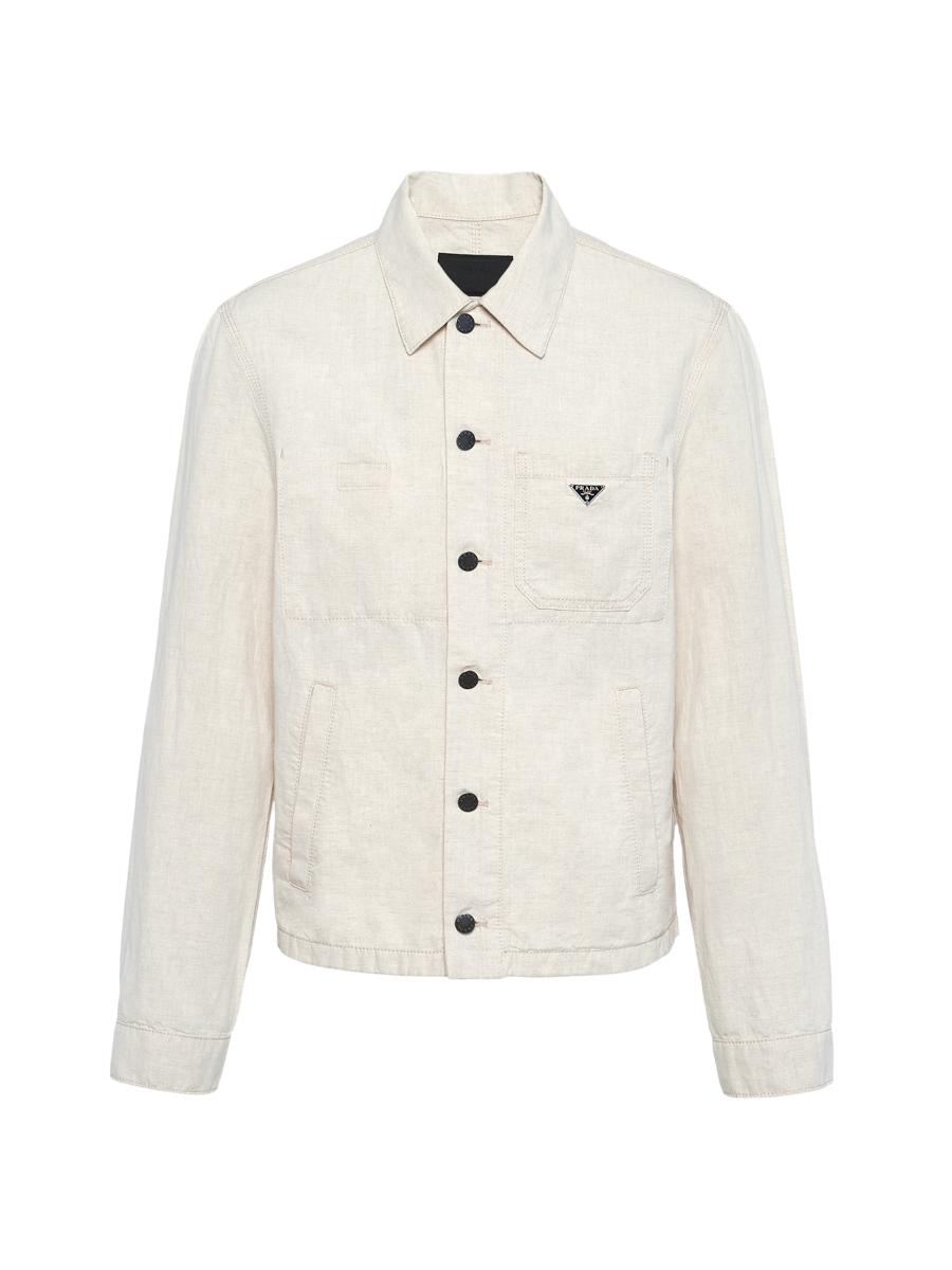 【日本入手困難】Chambray blouson jacket ブルゾン Prada Chambray Blouson Jacket | Saks Fifth Avenue