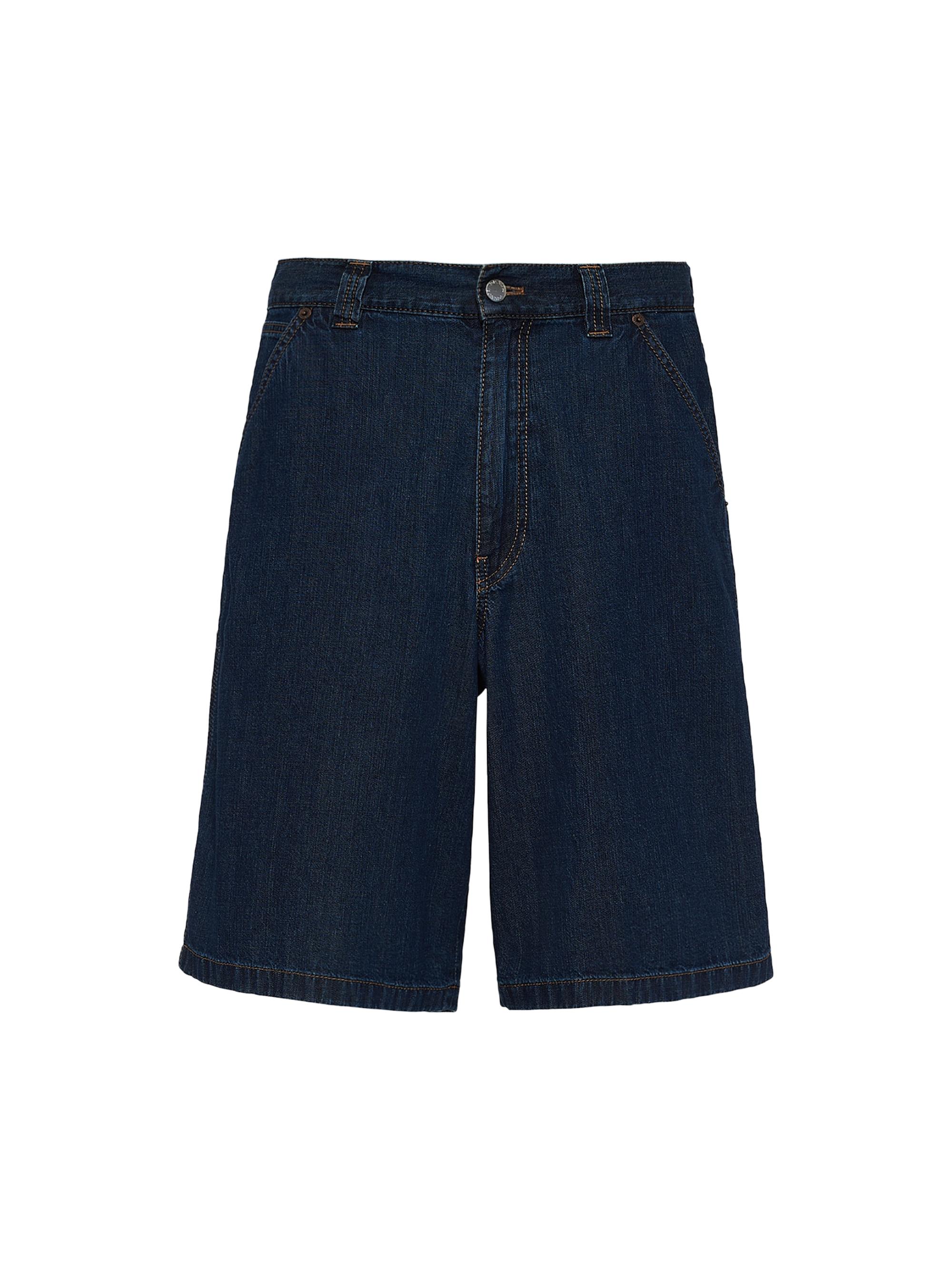 Prada Men's Light Denim Bermudas - Blue