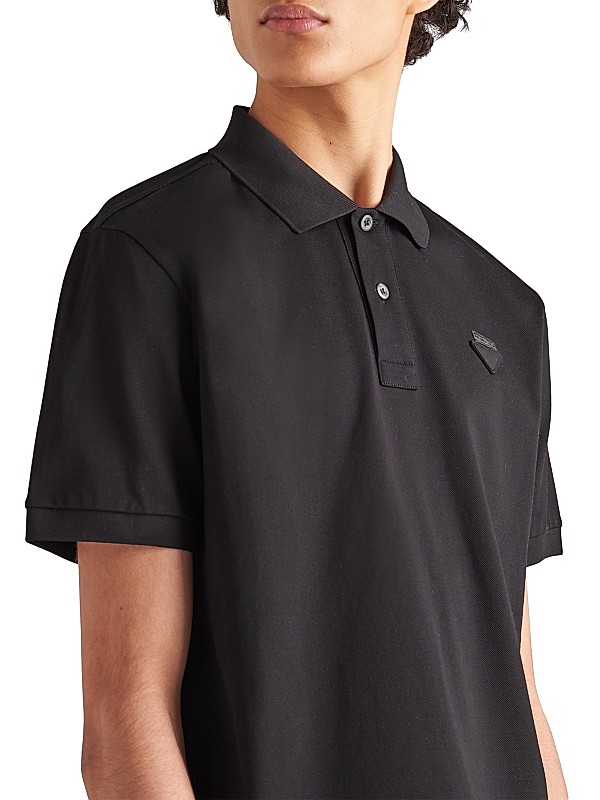 Shop Prada Piqué Polo Shirt | Saks Fifth Avenue Shop Prada Piqué Polo Shirt | Saks Fifth Avenue