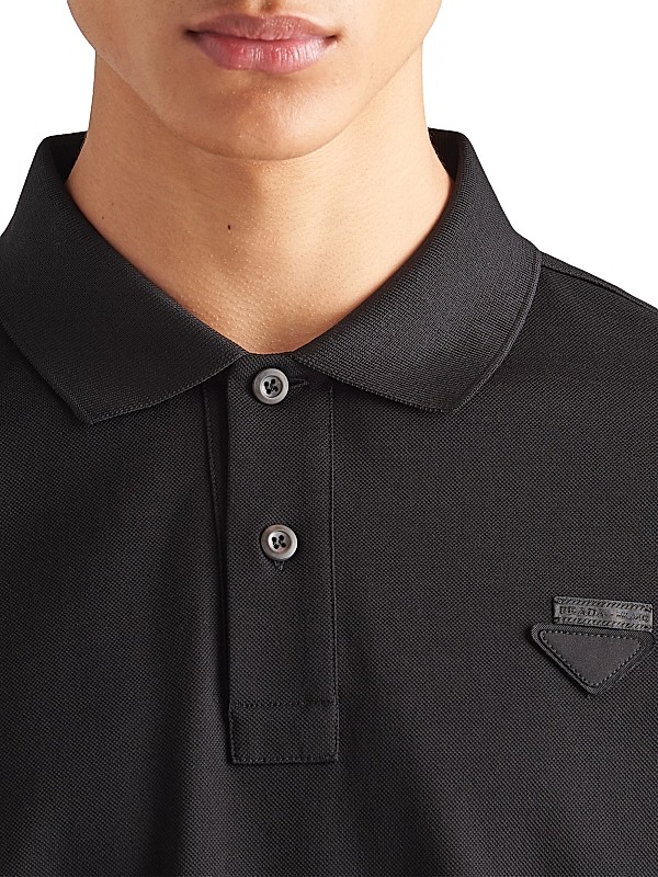 Shop Prada Piqué Polo Shirt | Saks Fifth Avenue Shop Prada Piqué Polo Shirt | Saks Fifth Avenue