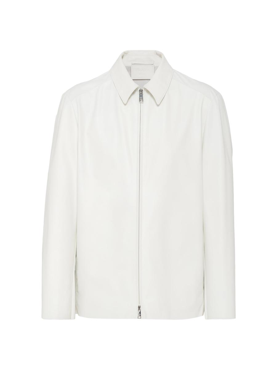 Prada Leather Blouson Jacket | Saks Fifth Avenue