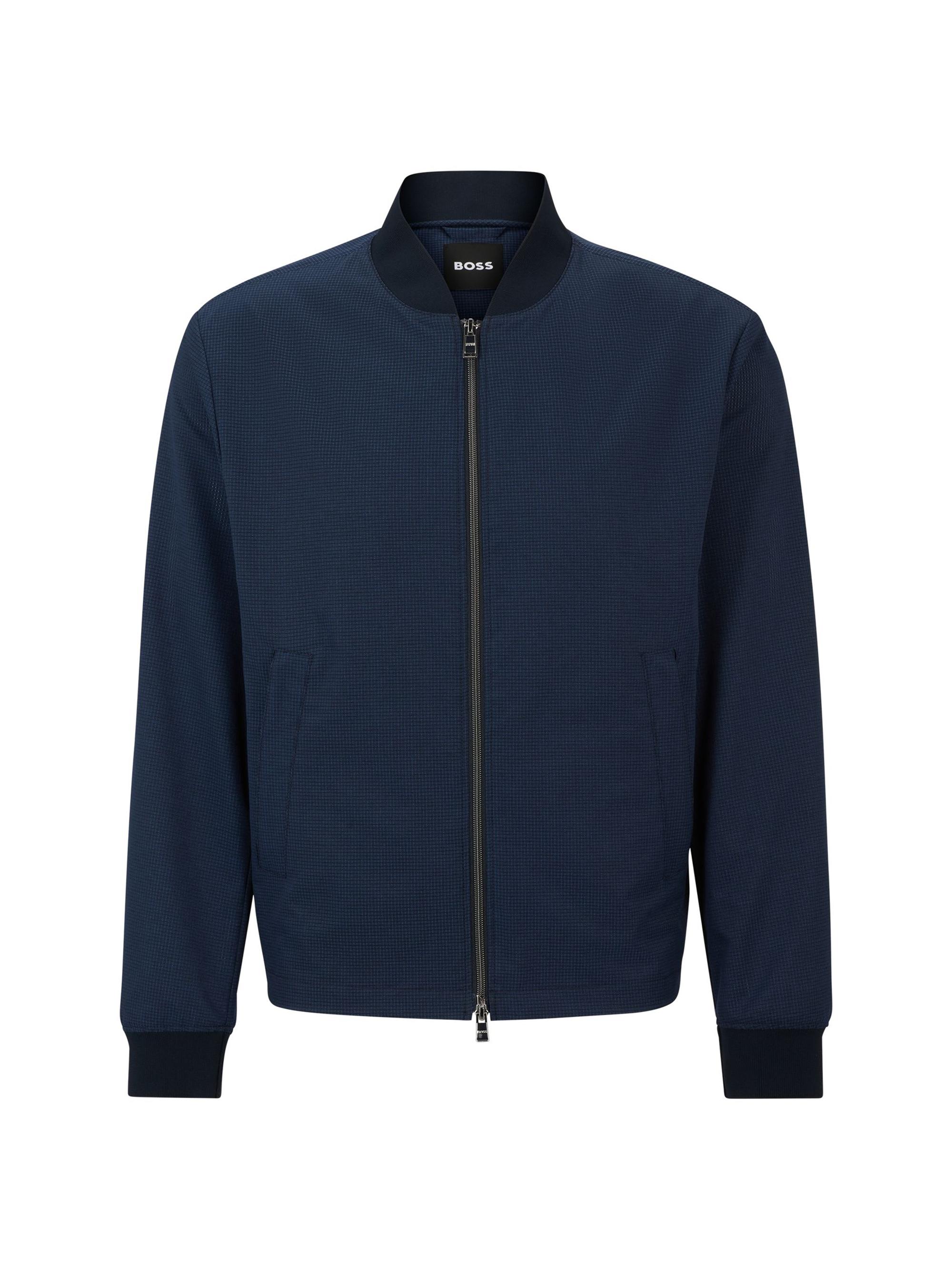 BOSS Men's Slim-Fit Jacket - Dark Blue
