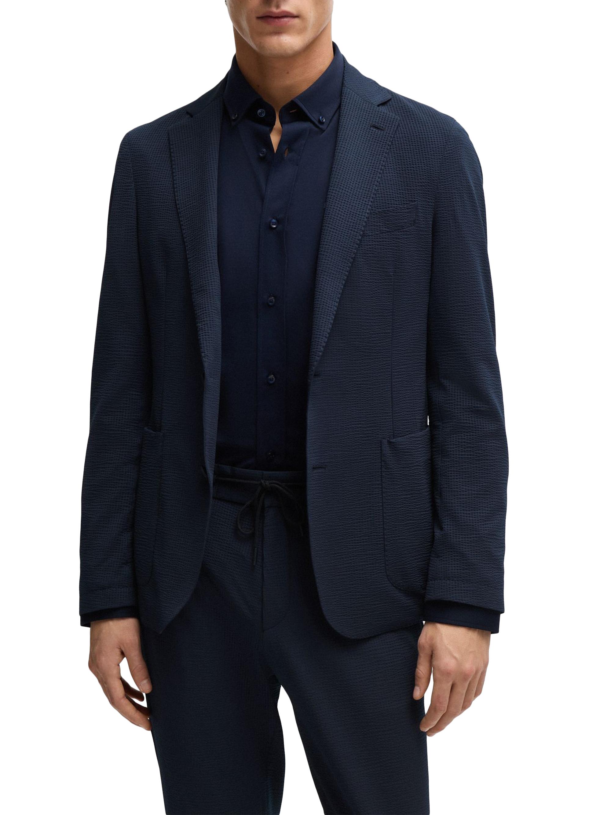 BOSS Men's Slim-Fit Jacket - Dark Blue
