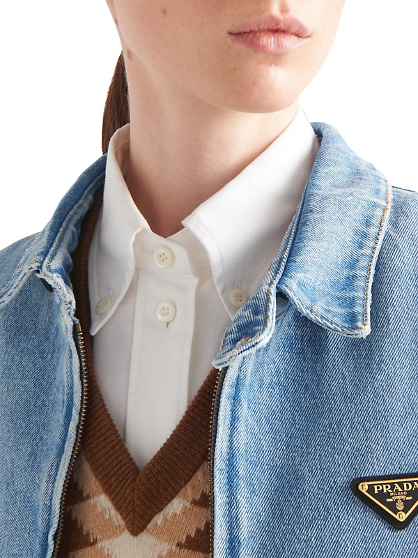 Shop Prada Denim Jacket | Saks Fifth Avenue Shop Prada Denim Jacket | Saks Fifth Avenue