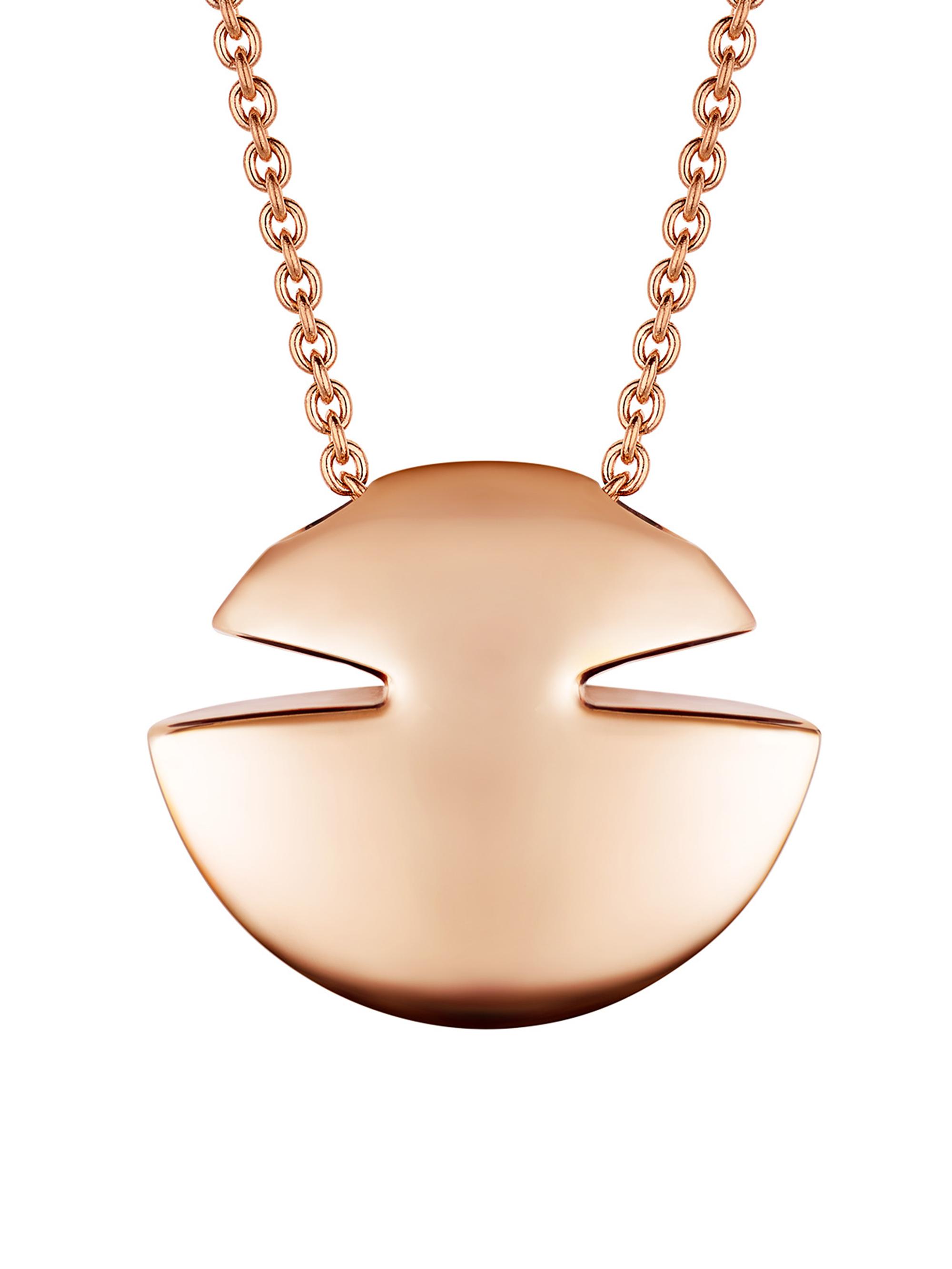 BVLGARI Women's Cabochon 18K Gold Pendant Necklace - Pink Gold