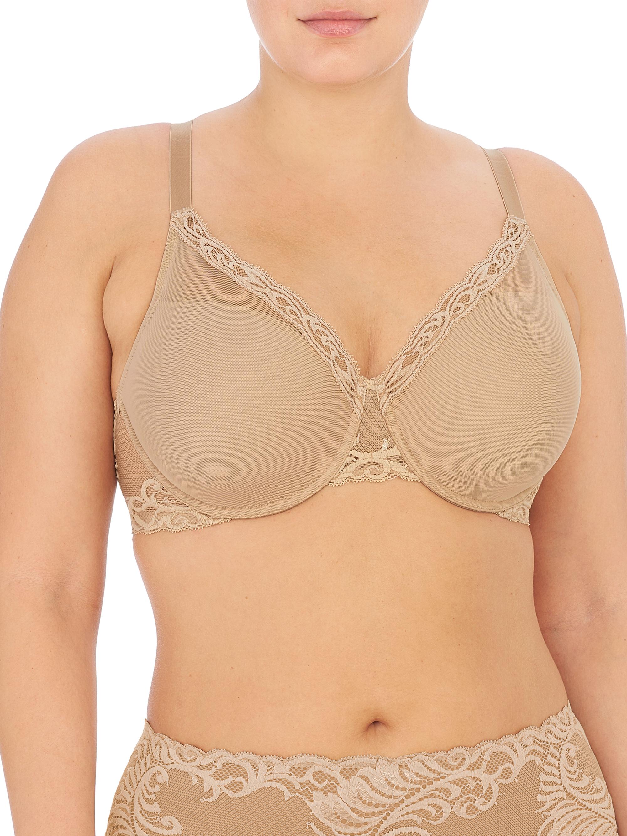 Natori Women's Feathers Full Figure Plunge T-Shirt Bra - Pink Sky